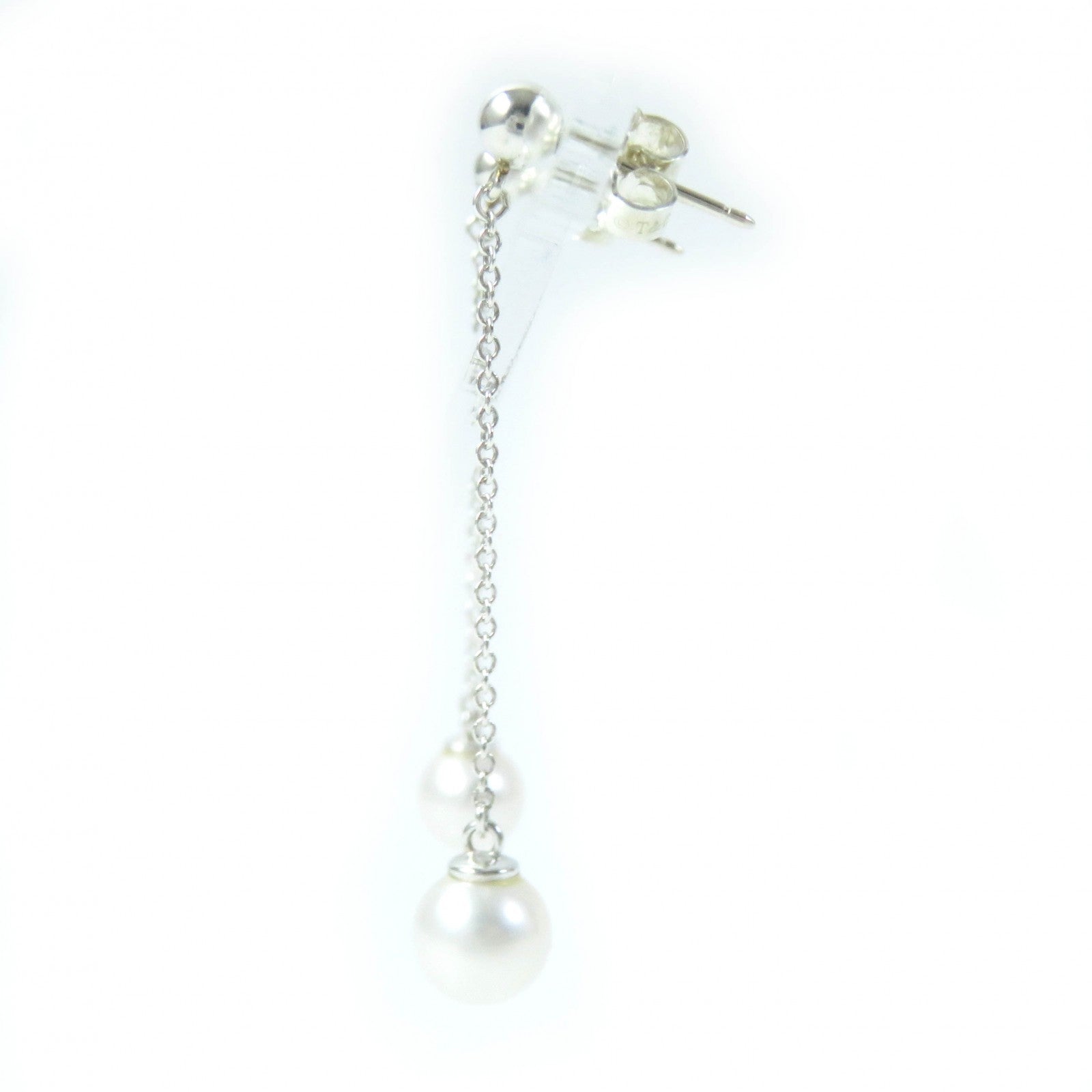 Tiffany & Co Pearl Chain Earrings AG925