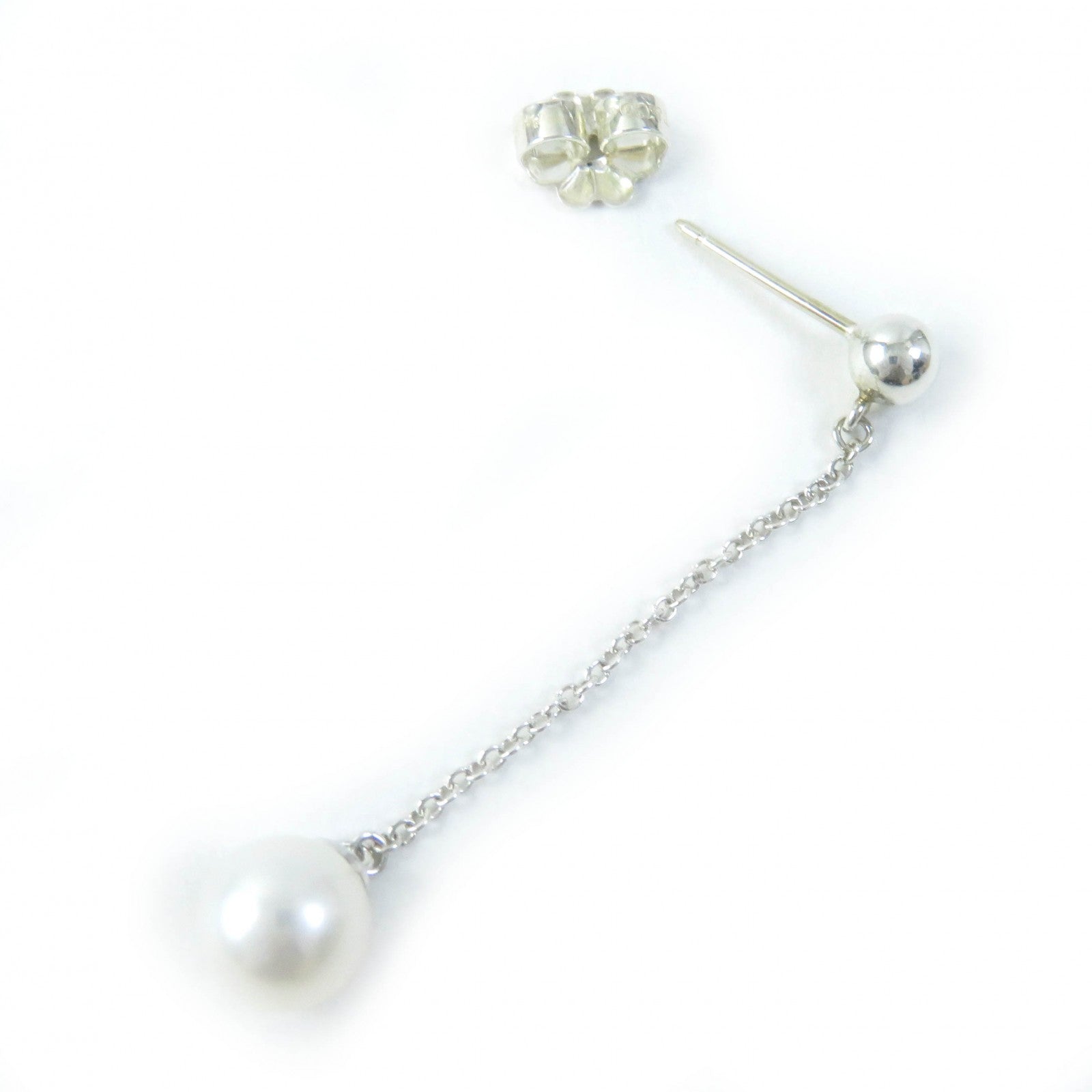 Tiffany & Co Pearl Chain Earrings AG925