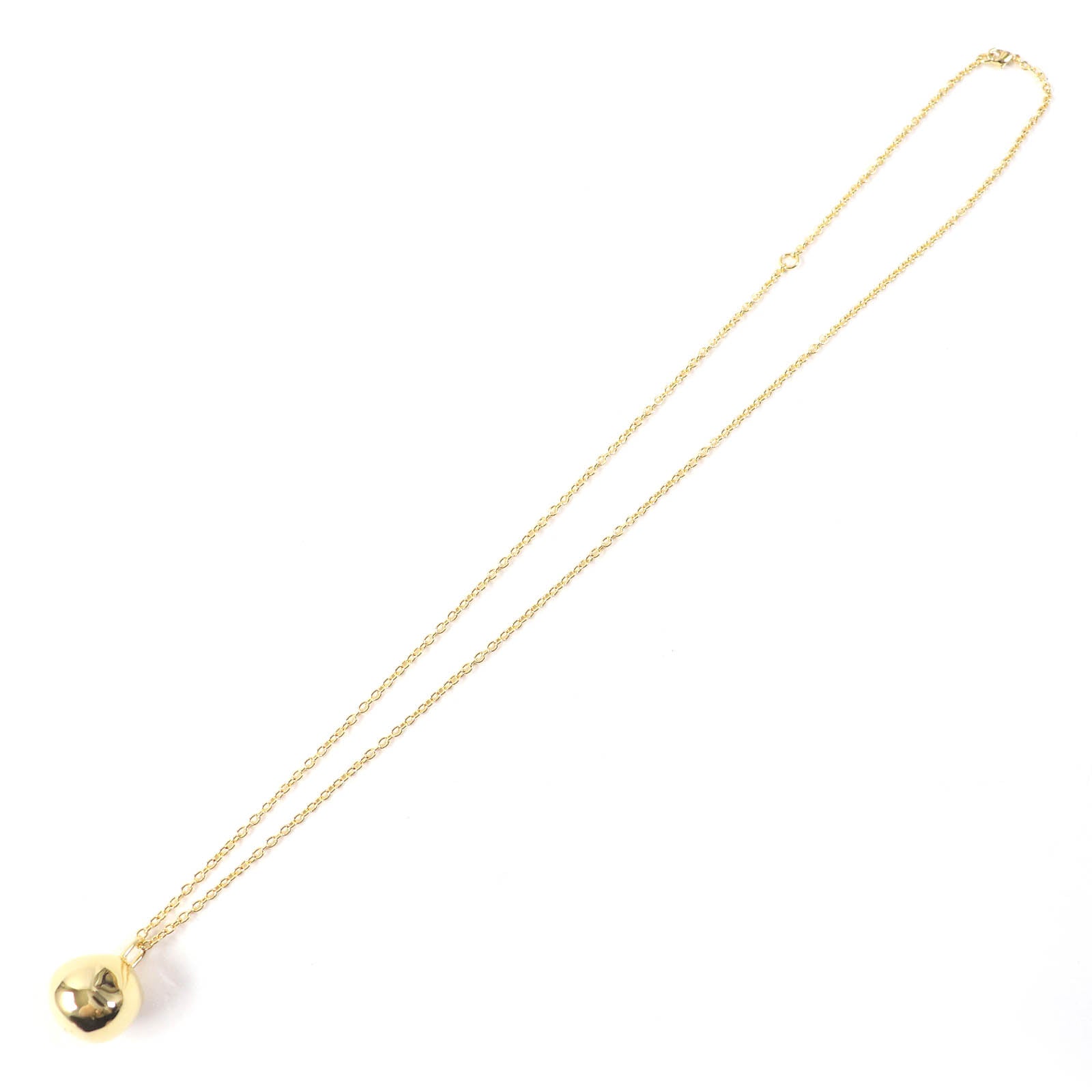 Chieko Plus Wonky Ball Pendant Necklace Gold