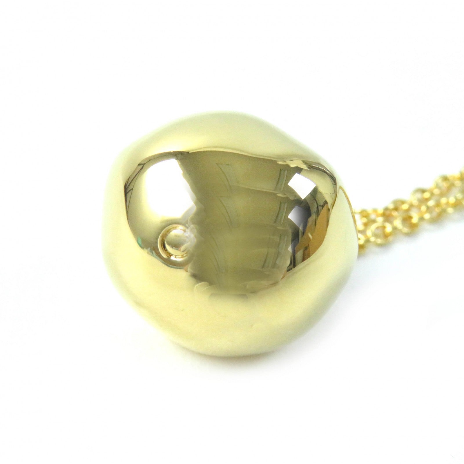 Chieko Plus Wonky Ball Pendant Necklace Gold