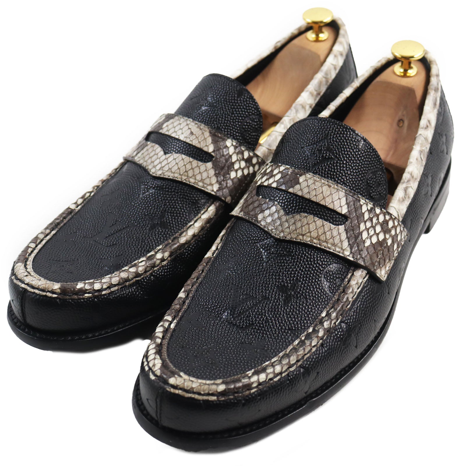 Louis Vuitton NBA 2021 Python Leather Loafers