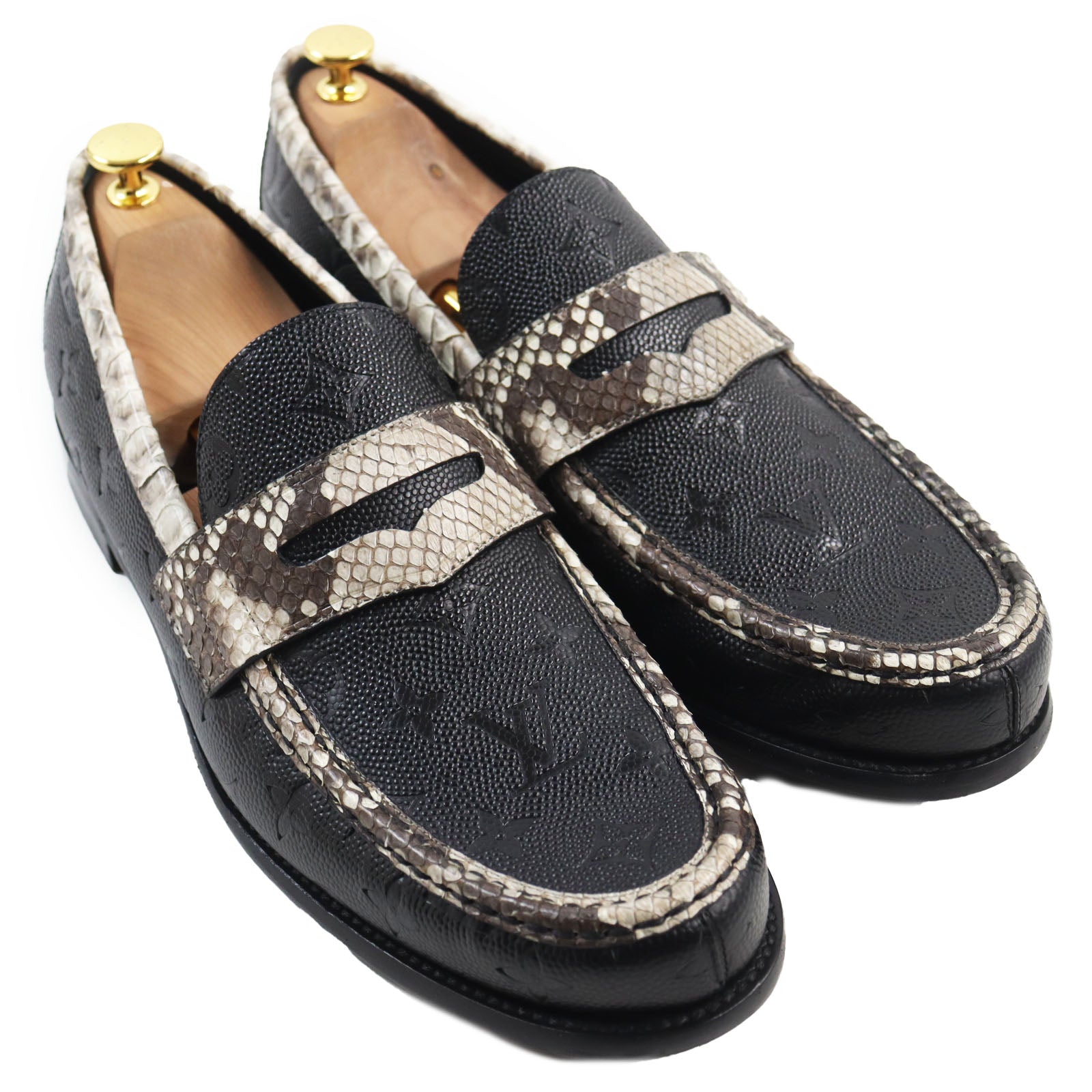 Louis Vuitton NBA 2021 Python Leather Loafers