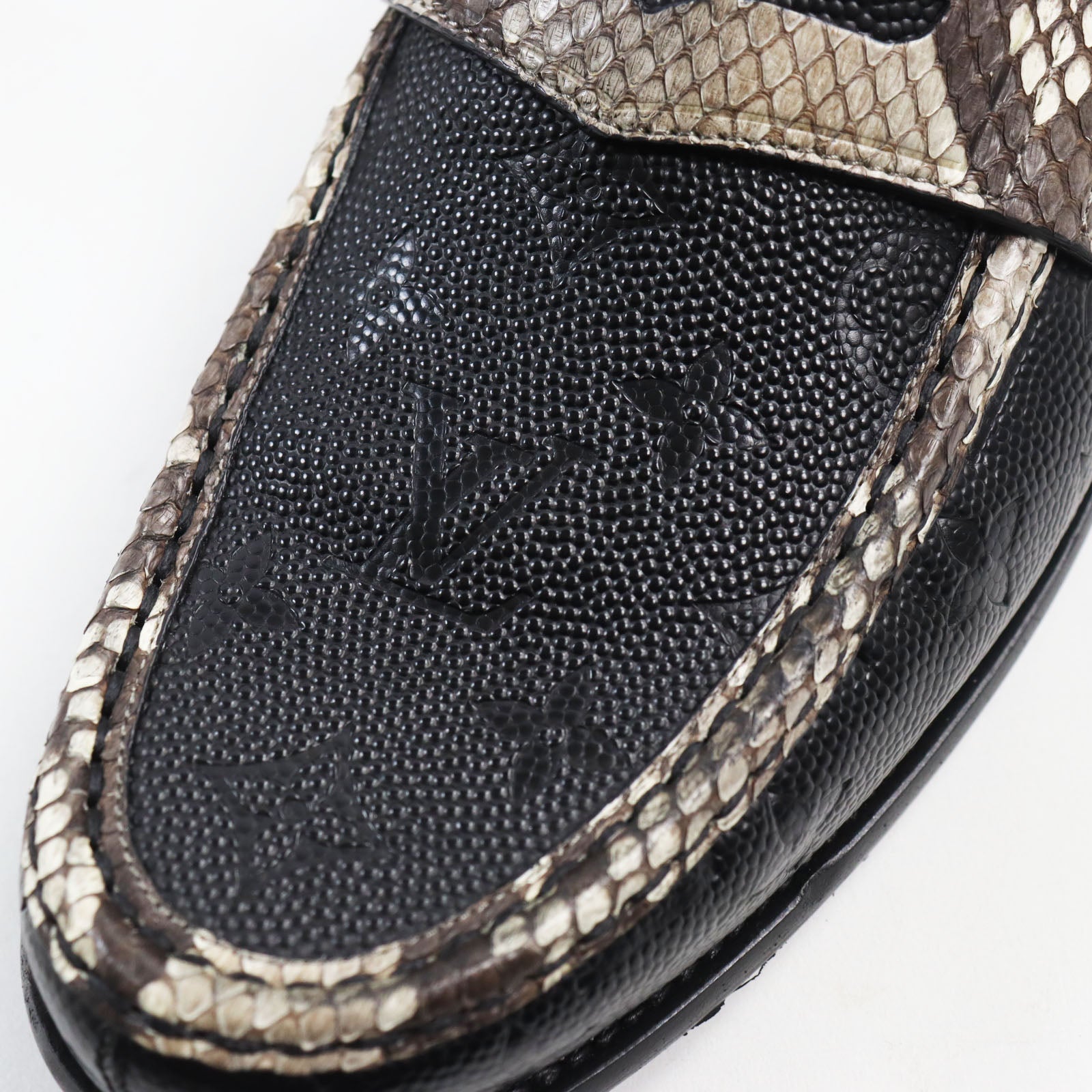 Louis Vuitton NBA 2021 Python Leather Loafers