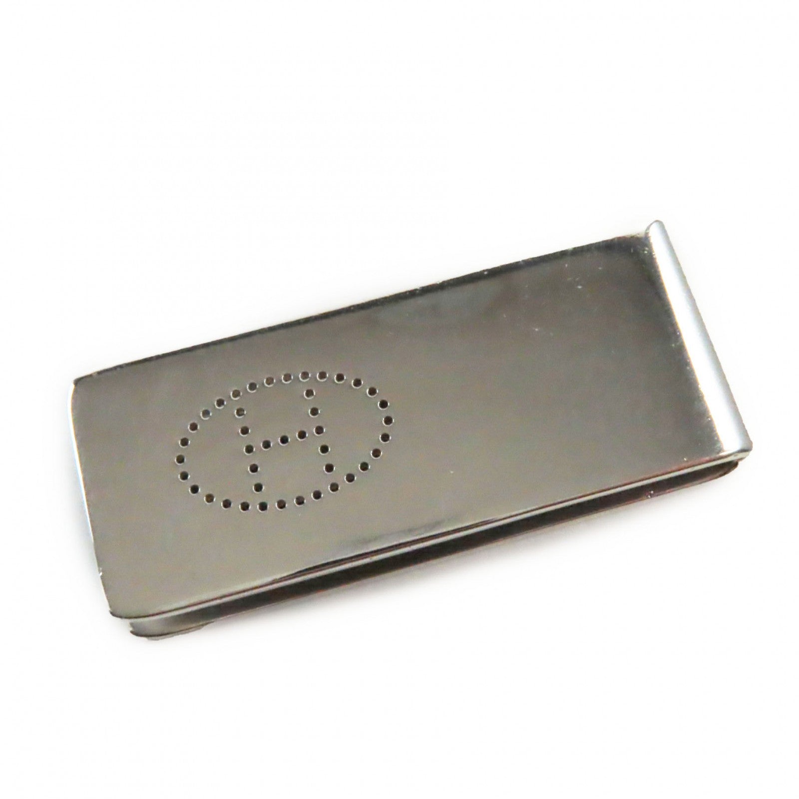 Hermes AG925 Evelyn H Logo Money Clip Silver