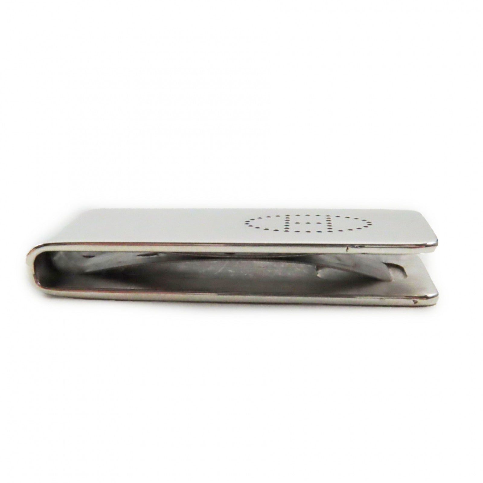 Hermes AG925 Evelyn H Logo Money Clip Silver