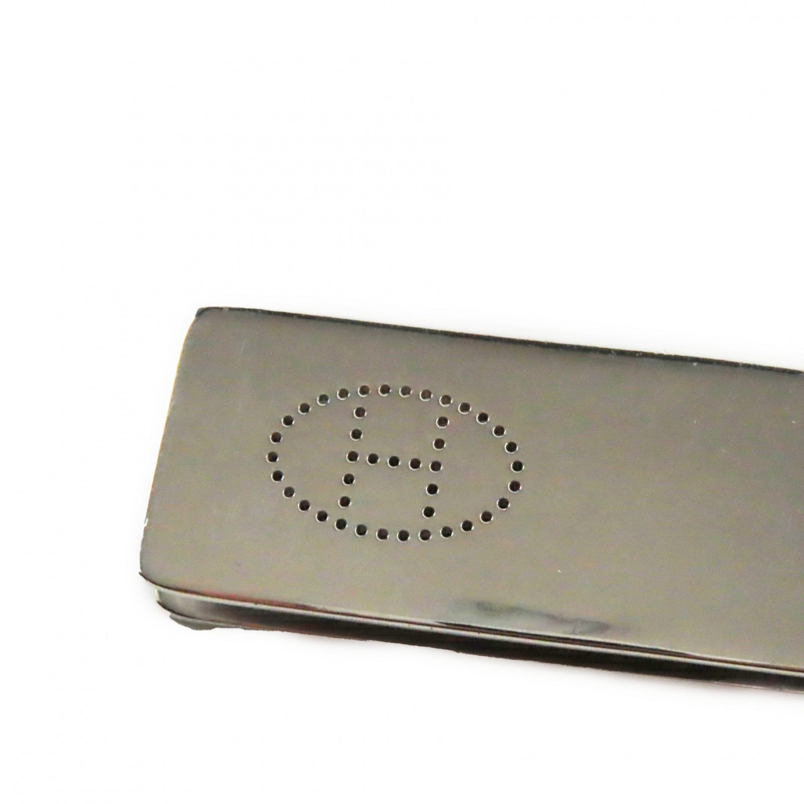 Hermes AG925 Evelyn H Logo Money Clip Silver