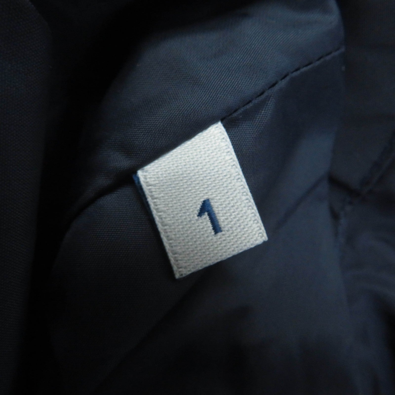 Moncler FLAMMETTE Nylon Down Coat Navy