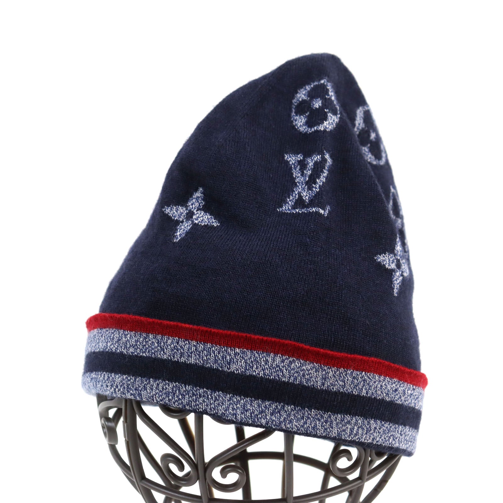 Louis Vuitton Monogram Stripes Beanie M76027