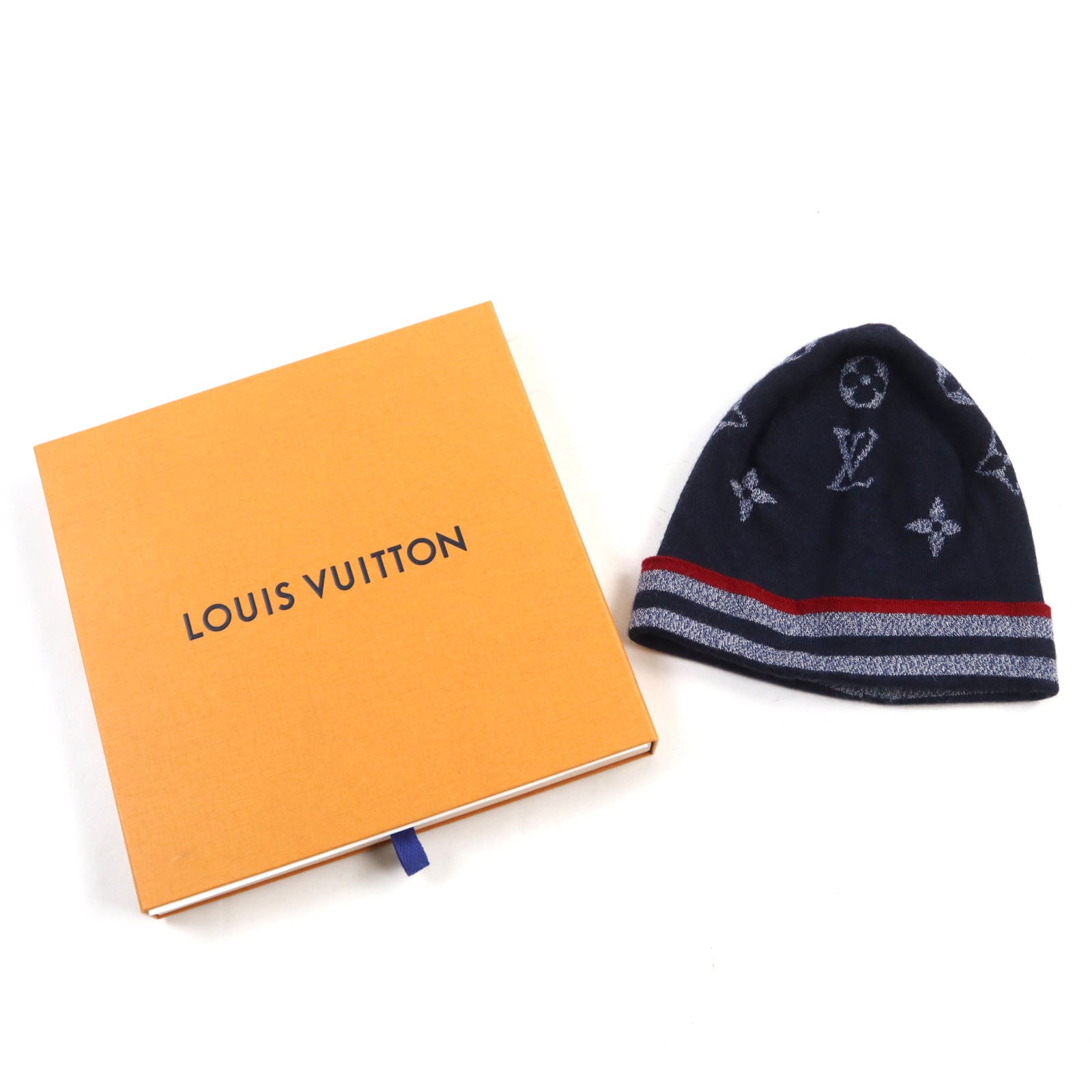 Louis Vuitton Monogram Stripes Beanie M76027