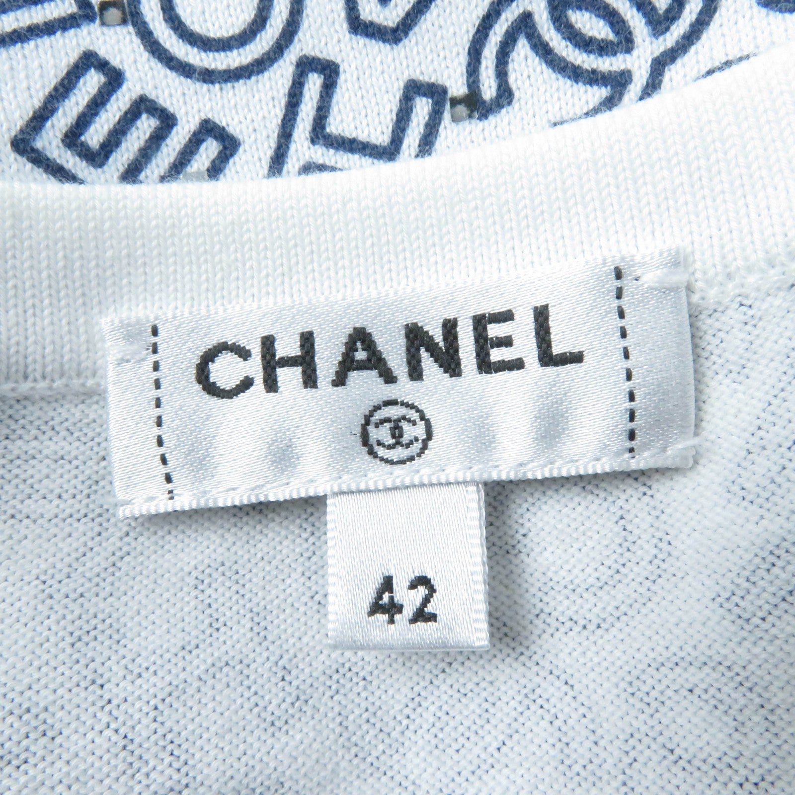 Chanel Cotton Logo Long-sleeve T-shirt Women