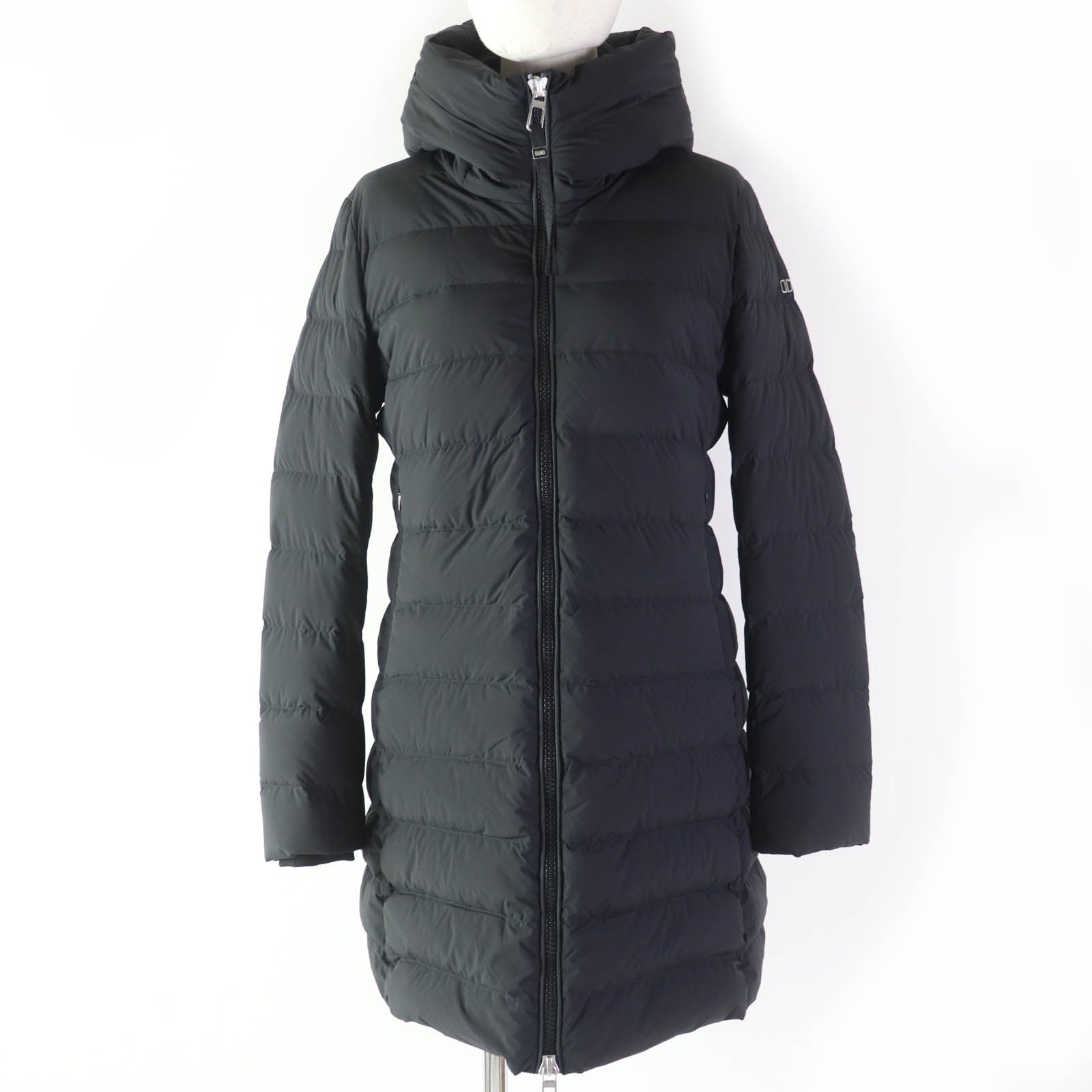 DUNO CELLINI Nylon Polyurethane Hooded Down Coat