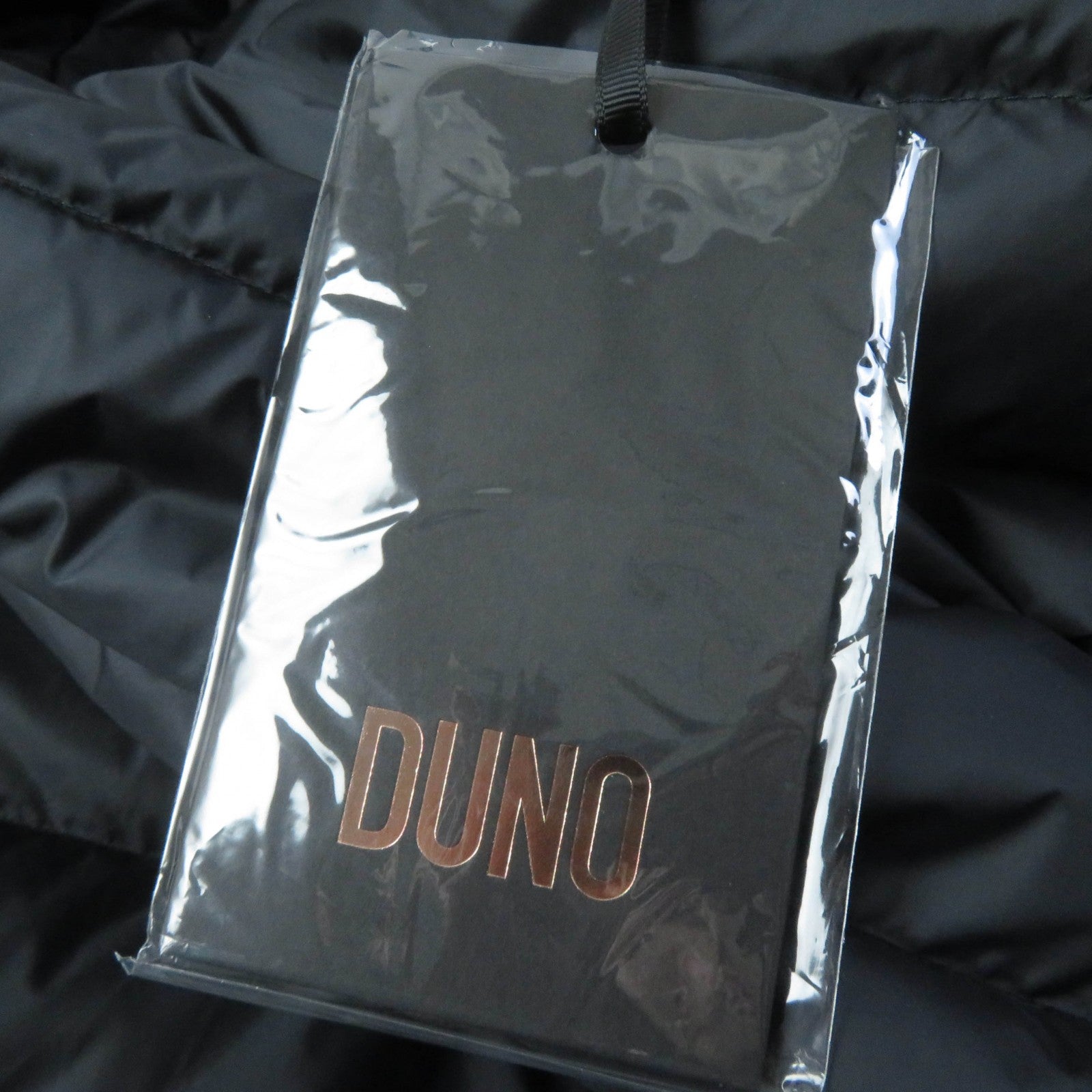 DUNO CELLINI Nylon Polyurethane Hooded Down Coat