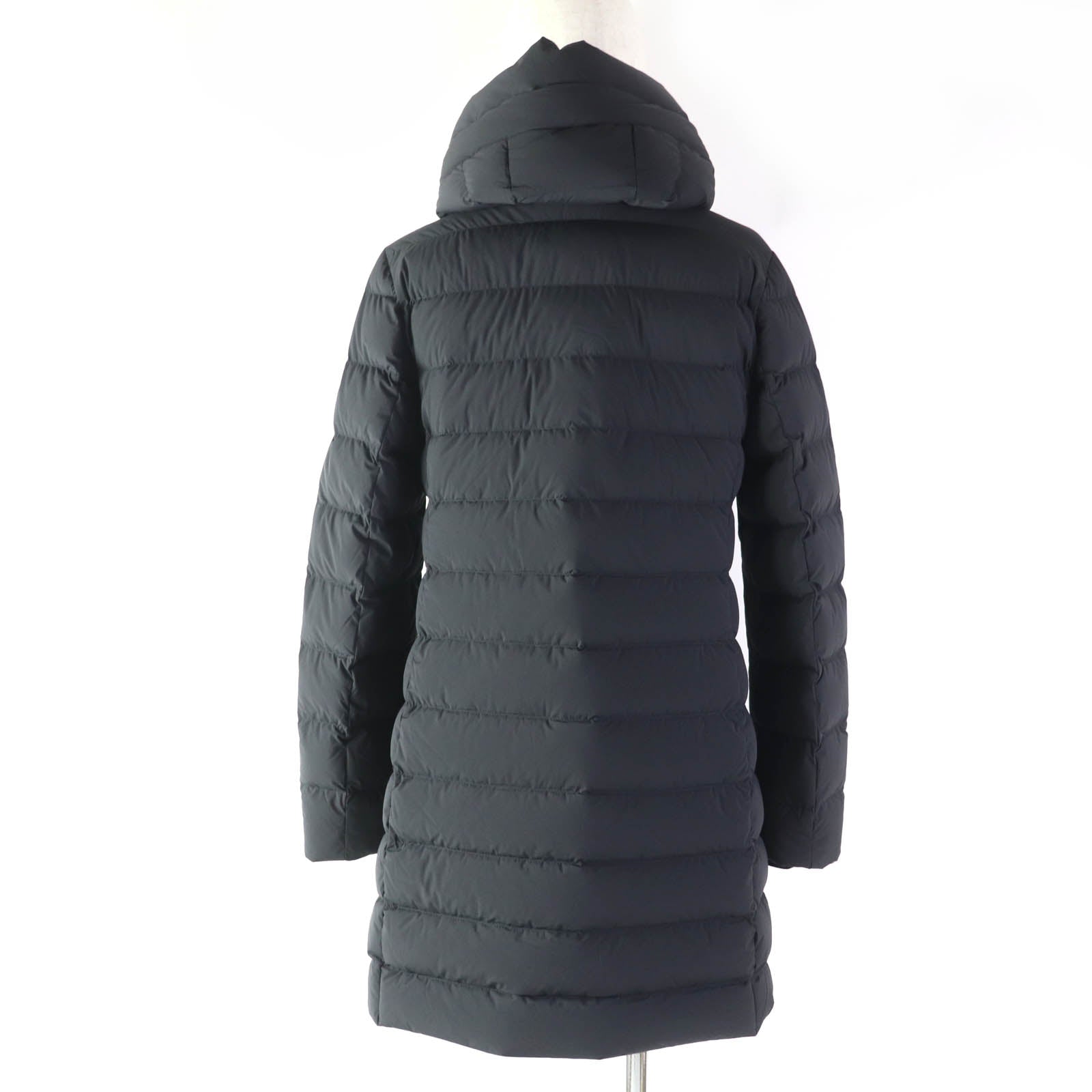 DUNO CELLINI Nylon Polyurethane Hooded Down Coat