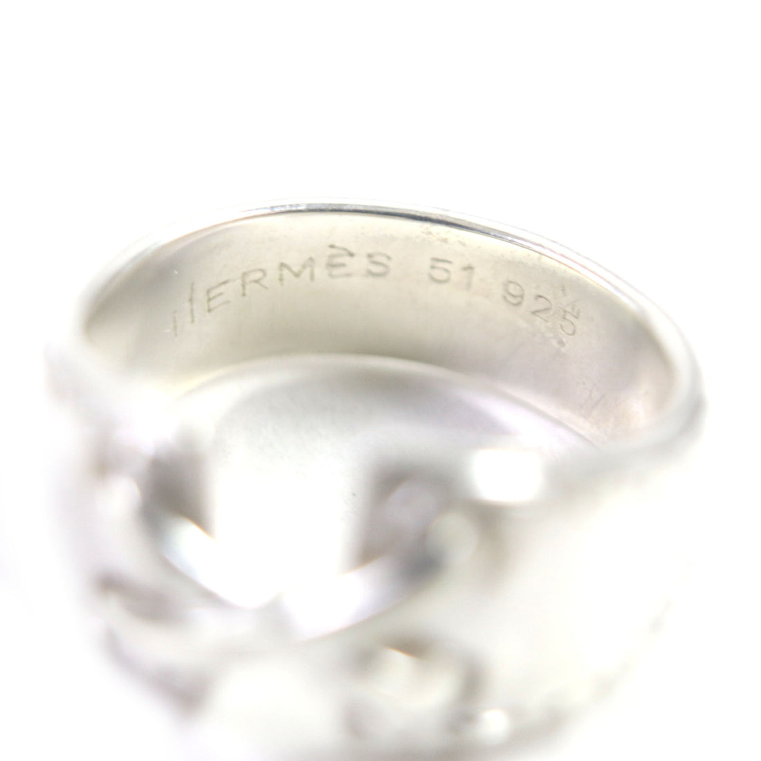 Hermes Mexican Ring SV925 Silver 51