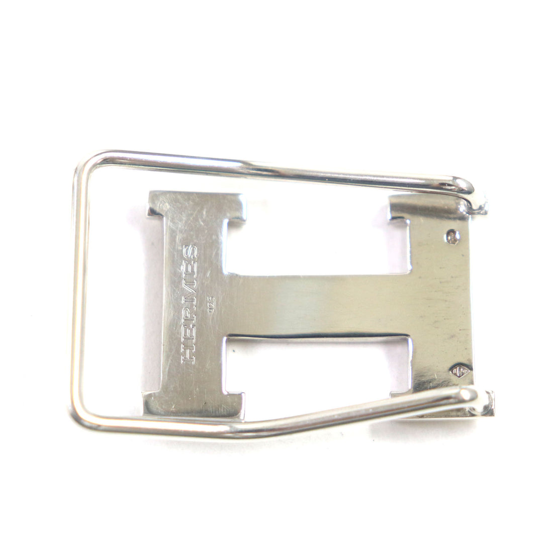 Hermes H Logo 925 Silver Money Clip