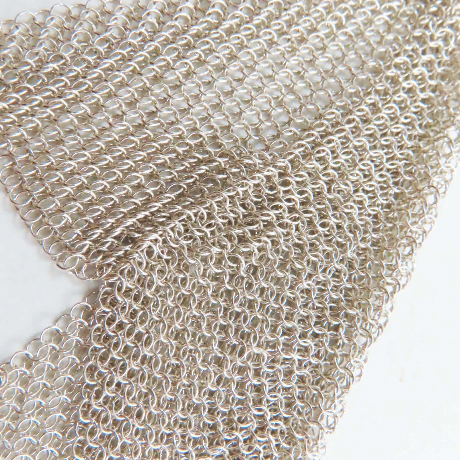 Tiffany & Co Mesh Scarf Earrings AG925 Silver