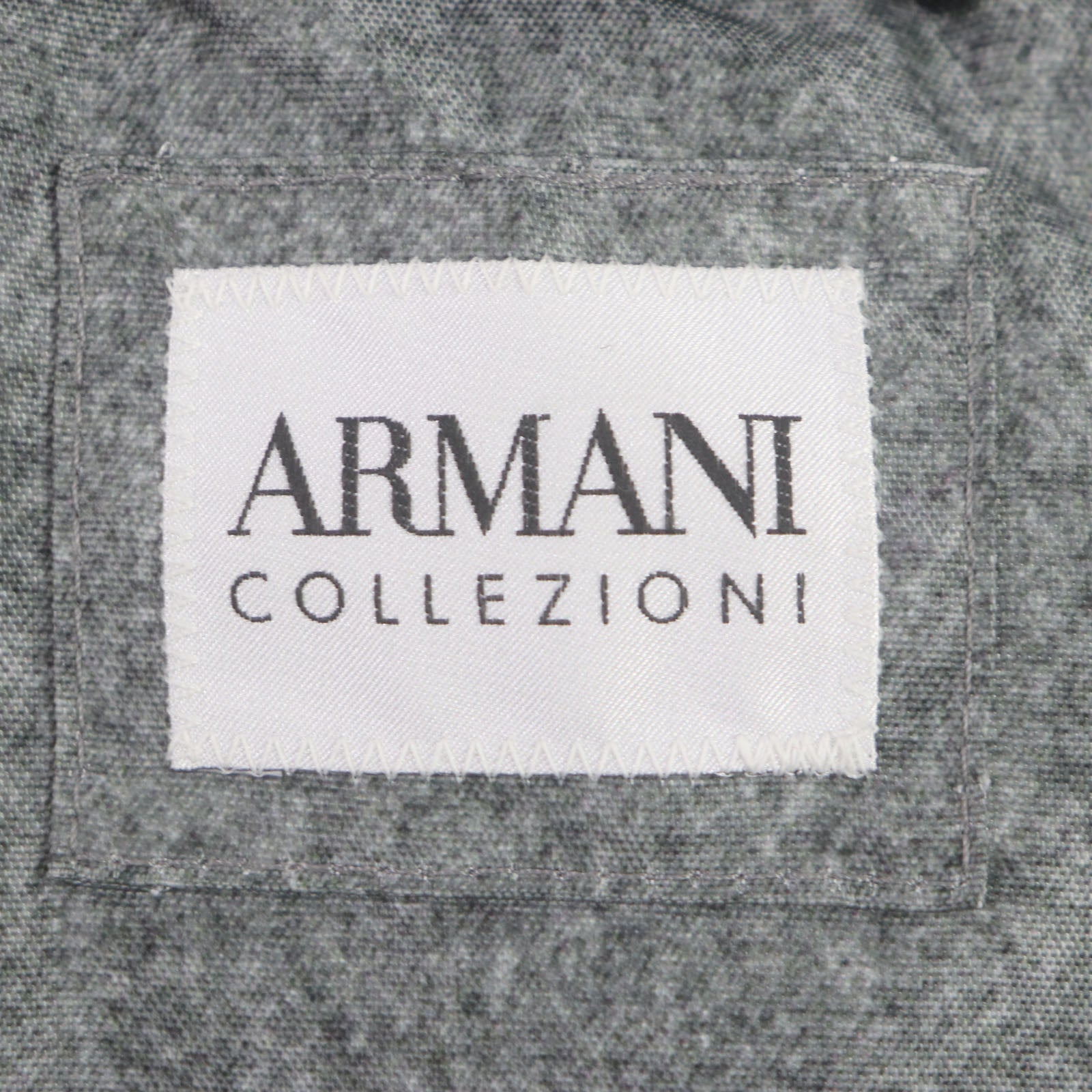 Armani Collezioni Faux Fur Down Jacket Gray