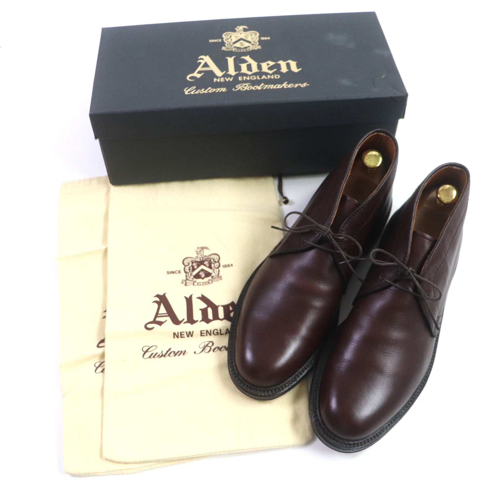 Alden 14714 Leather Chukka Boots Burgundy