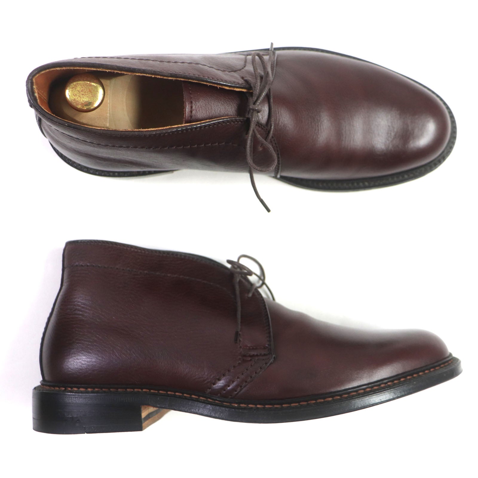 Alden 14714 Leather Chukka Boots Burgundy