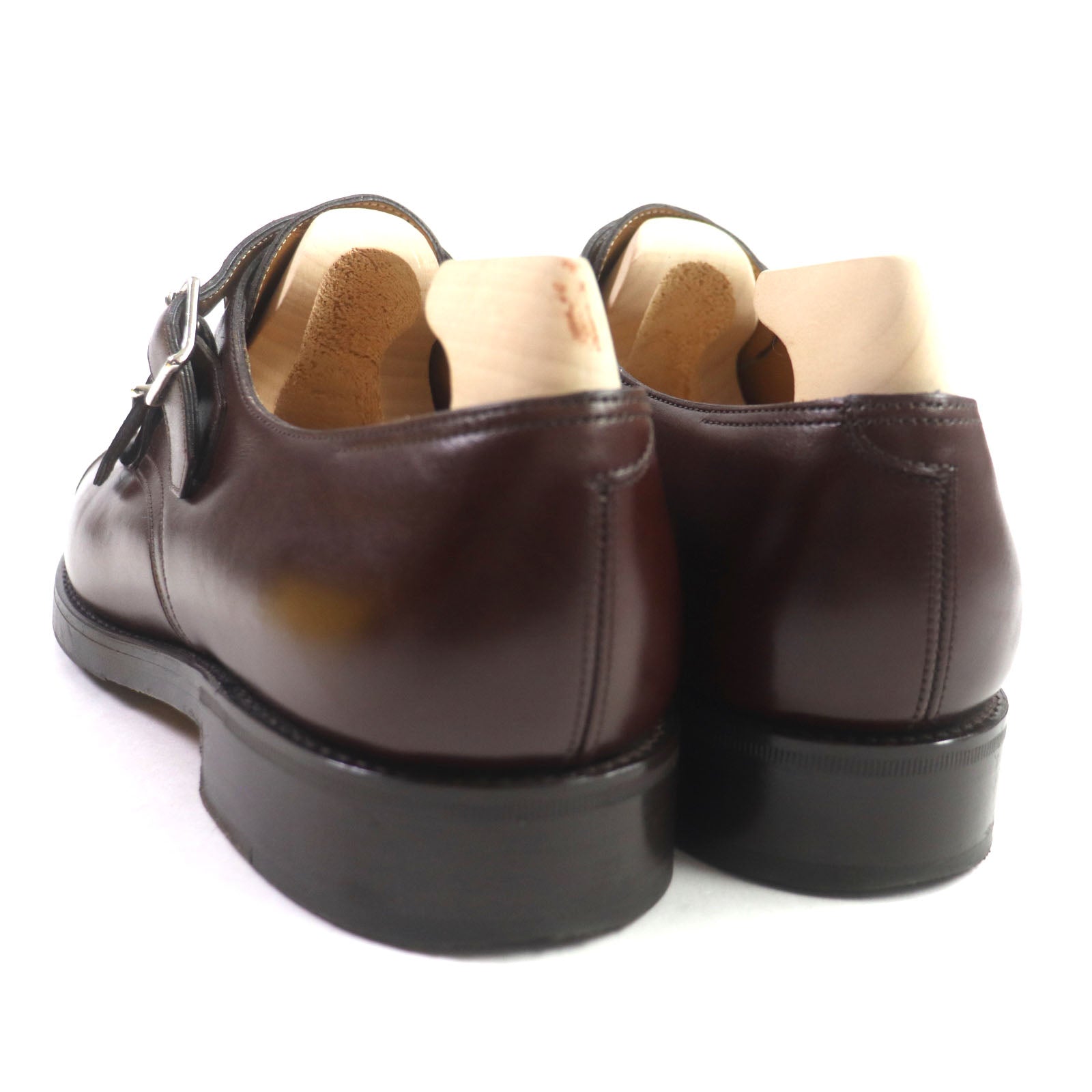 John Lobb William Double Monk Strap Leather Shoes