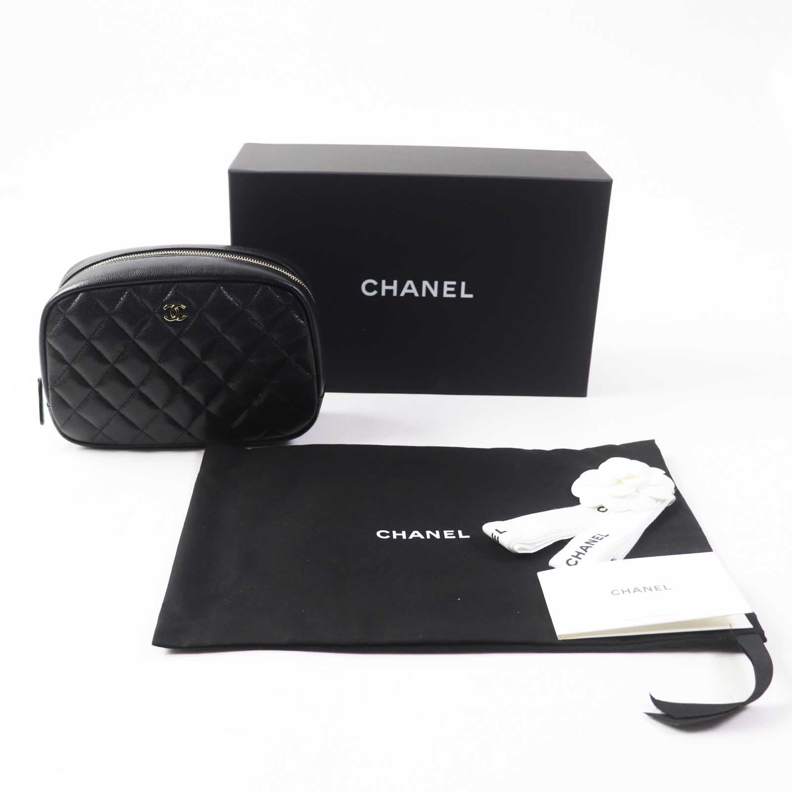 Chanel Caviar Skin Cosmetic Travel Pouch A80910