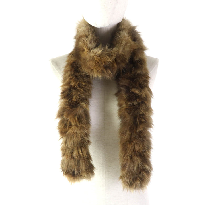 Fendi Russian Sable Long Stole Brown