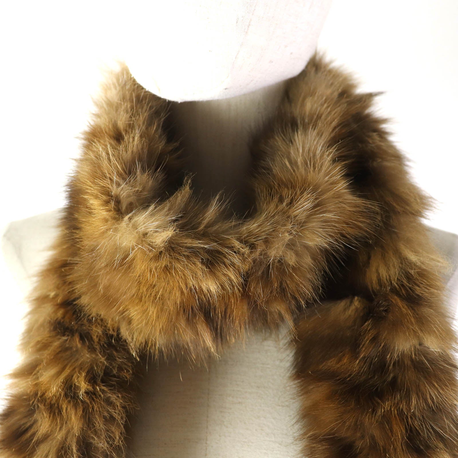 Fendi Russian Sable Long Stole Brown