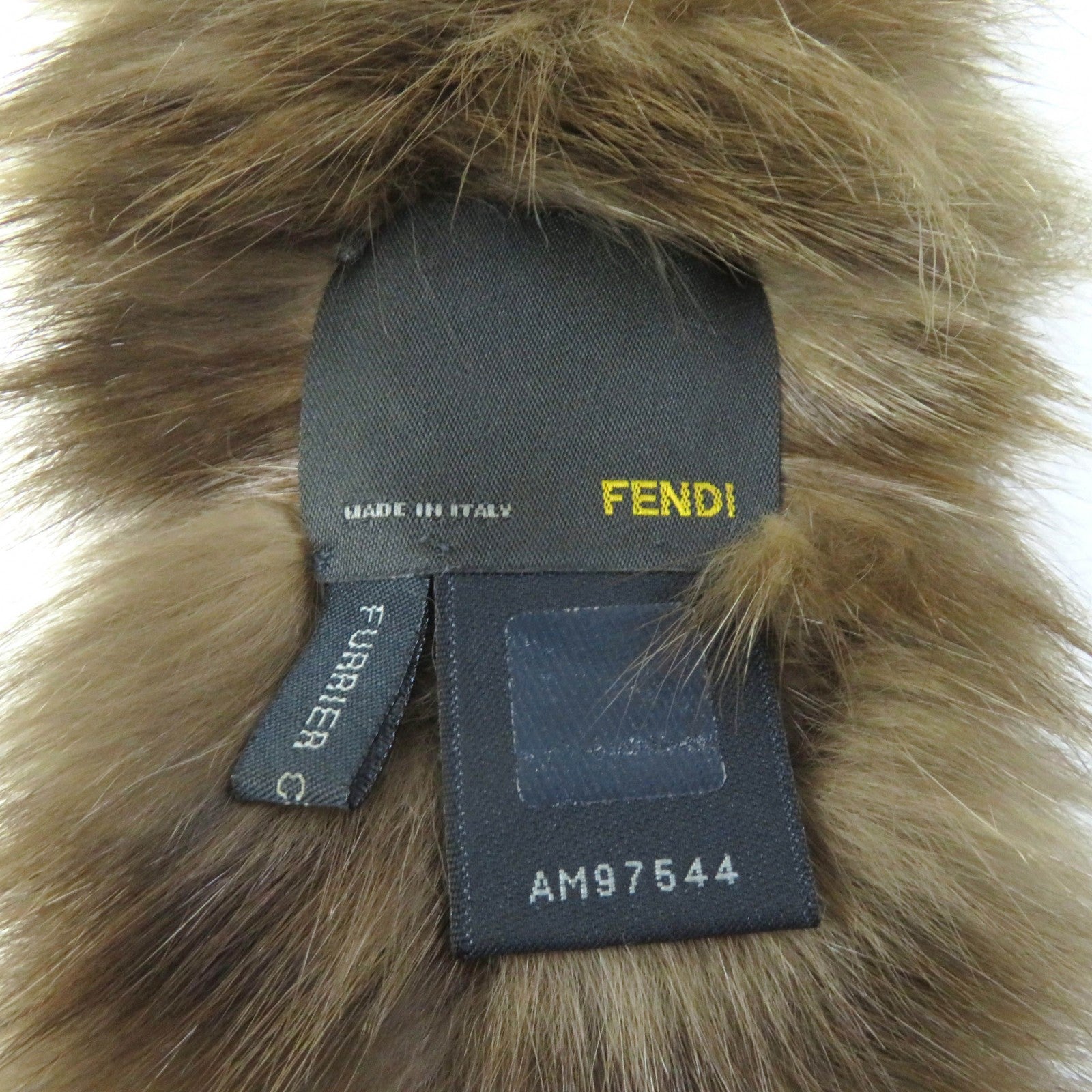 Fendi Russian Sable Long Stole Brown