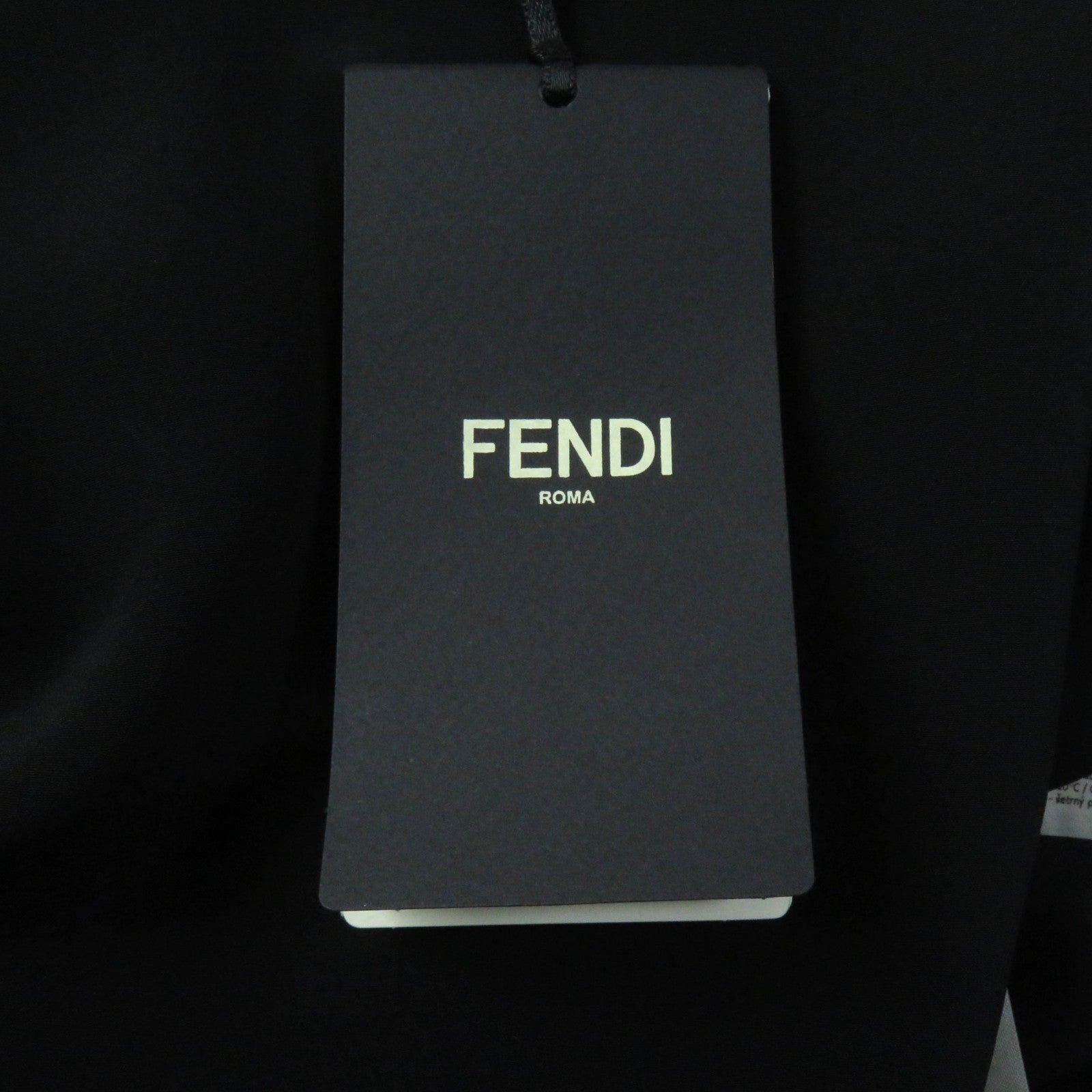 Fendi Silk FF Logo Zucca Pattern Blouse