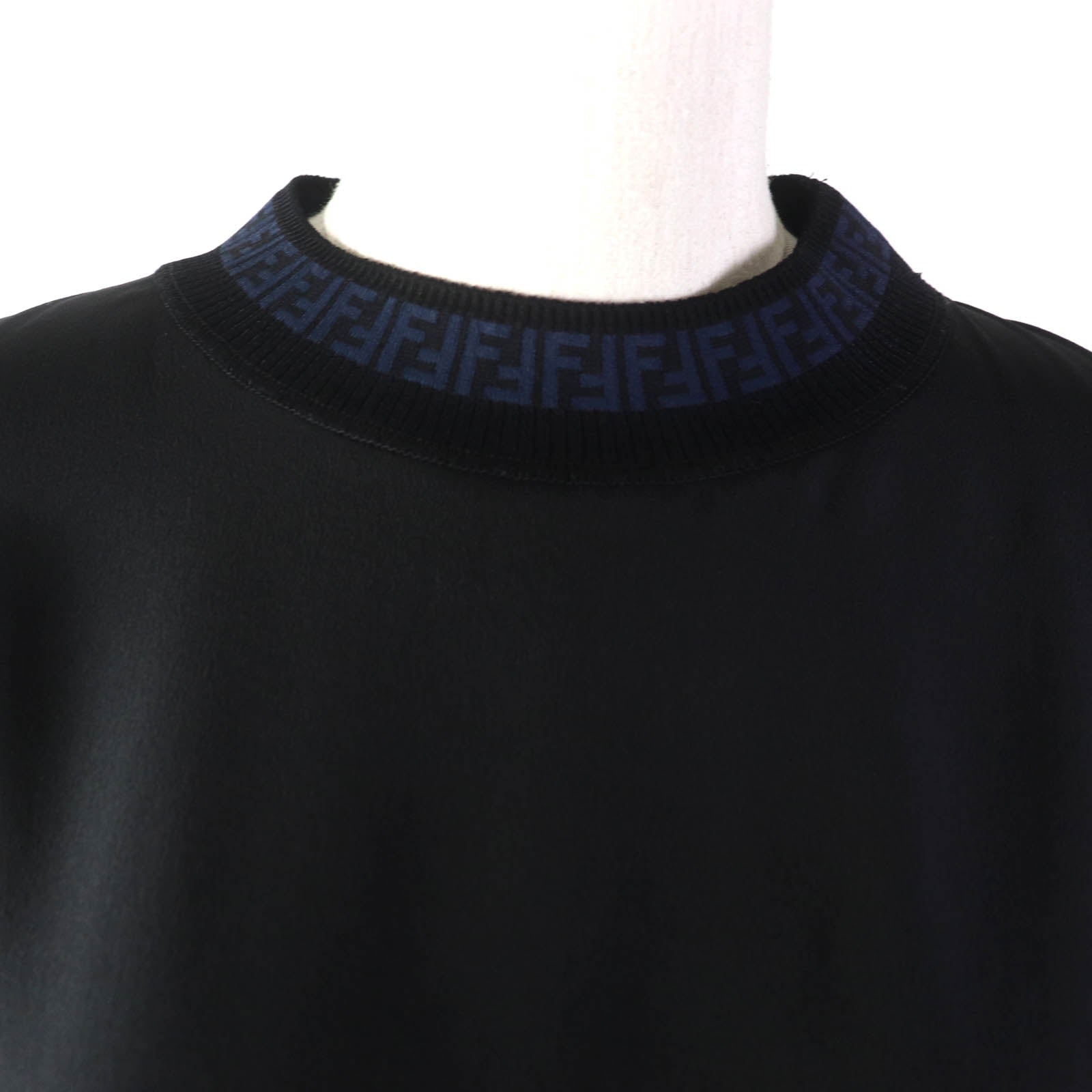 Fendi Silk FF Logo Zucca Pattern Blouse