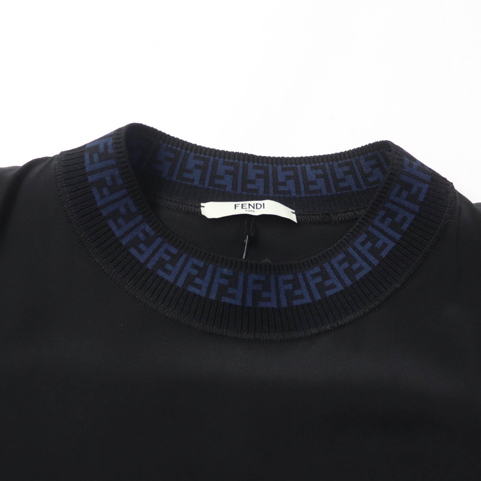 Fendi Silk FF Logo Zucca Pattern Blouse