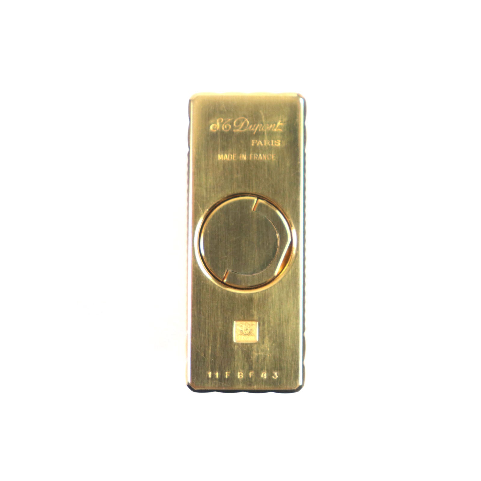 Dupont Line 1 Gold Roller Gas Lighter