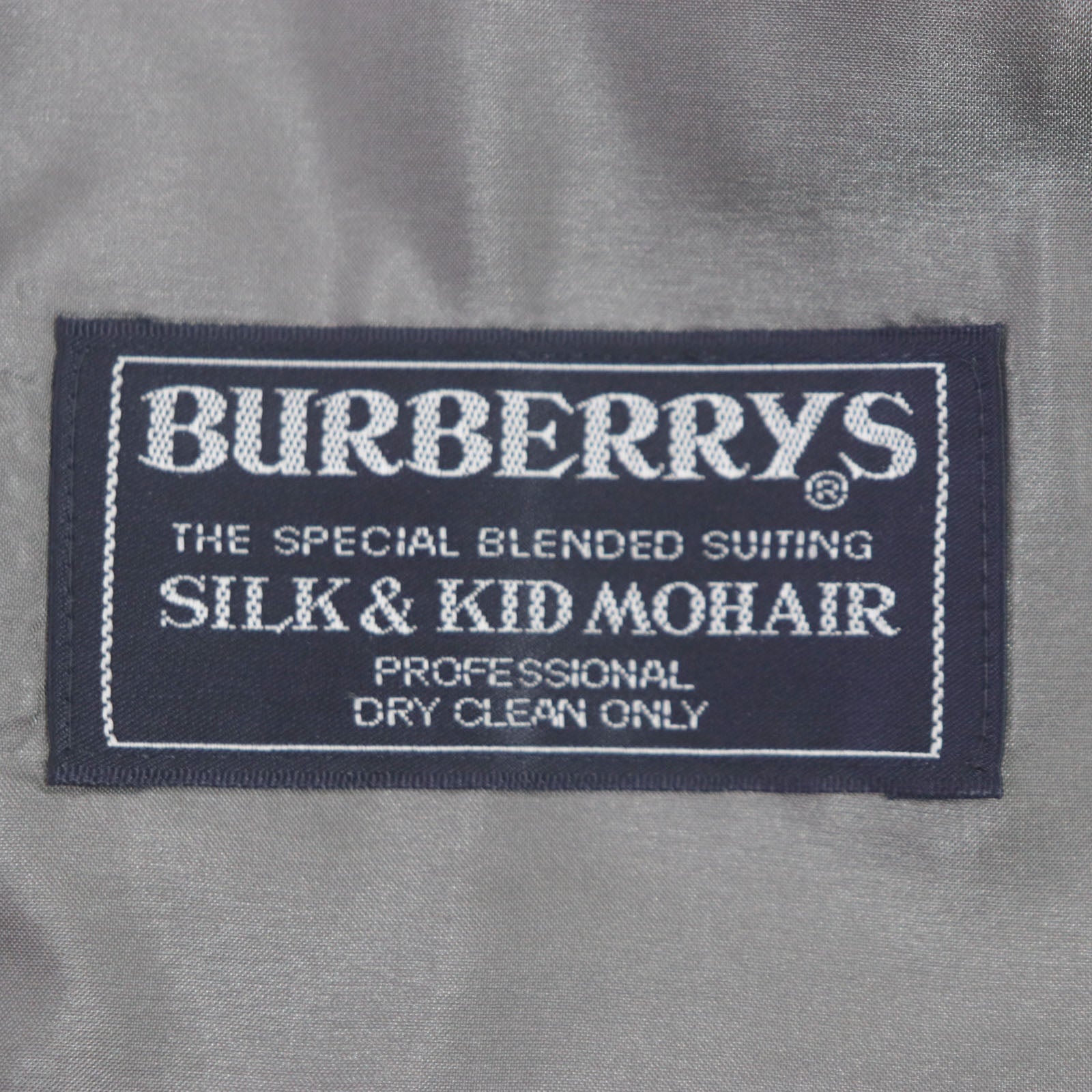 Burberry Wool Silk Mohair Tailored Jacket