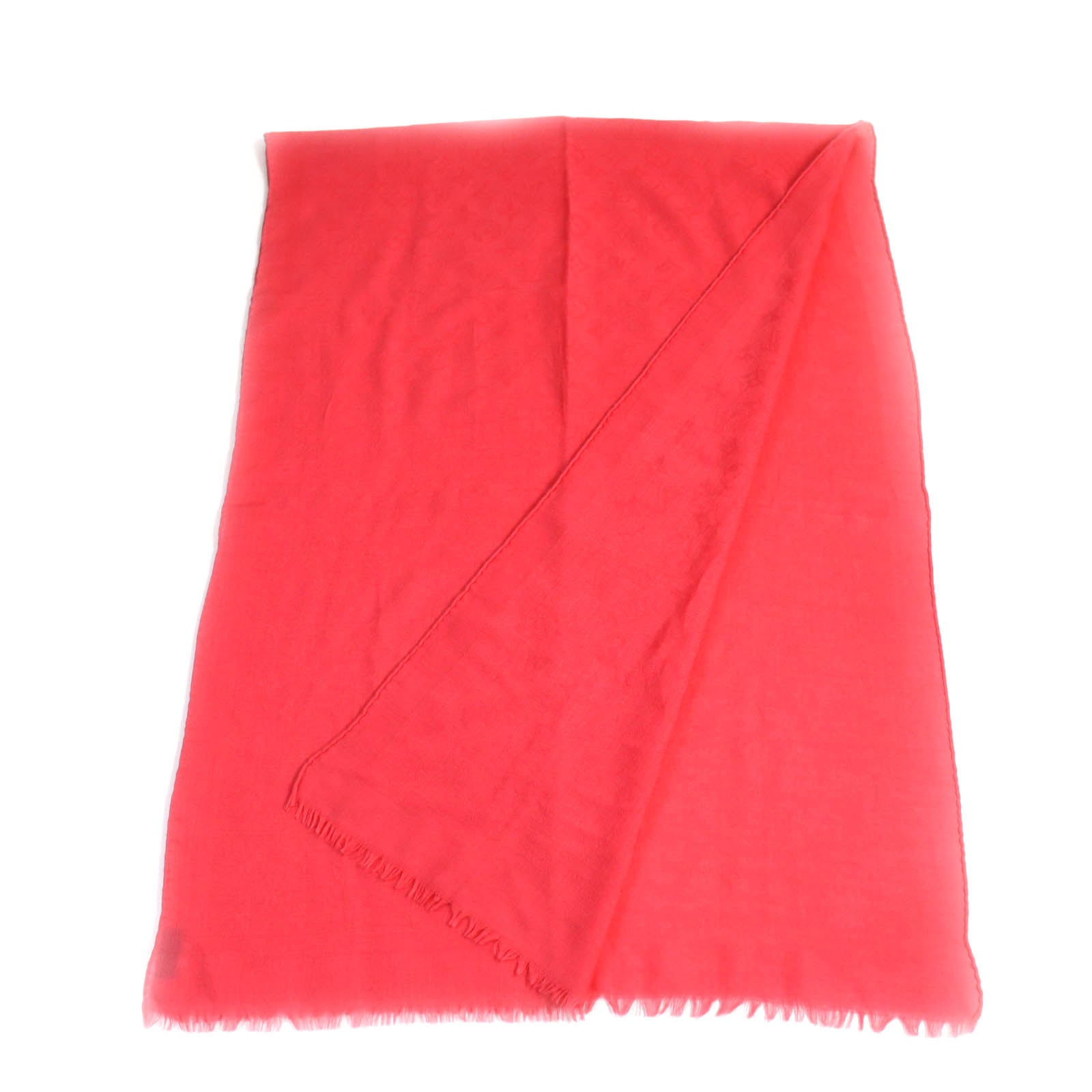 Louis Vuitton Cashmere Wool Monogram Shawl Pink