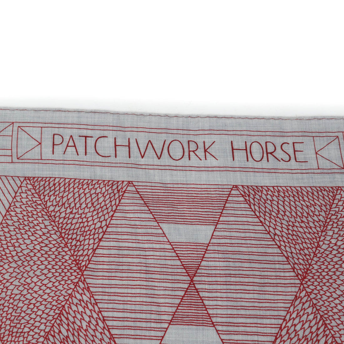 Hermes PATCHWORK HORSE Cashmere Silk Shawl