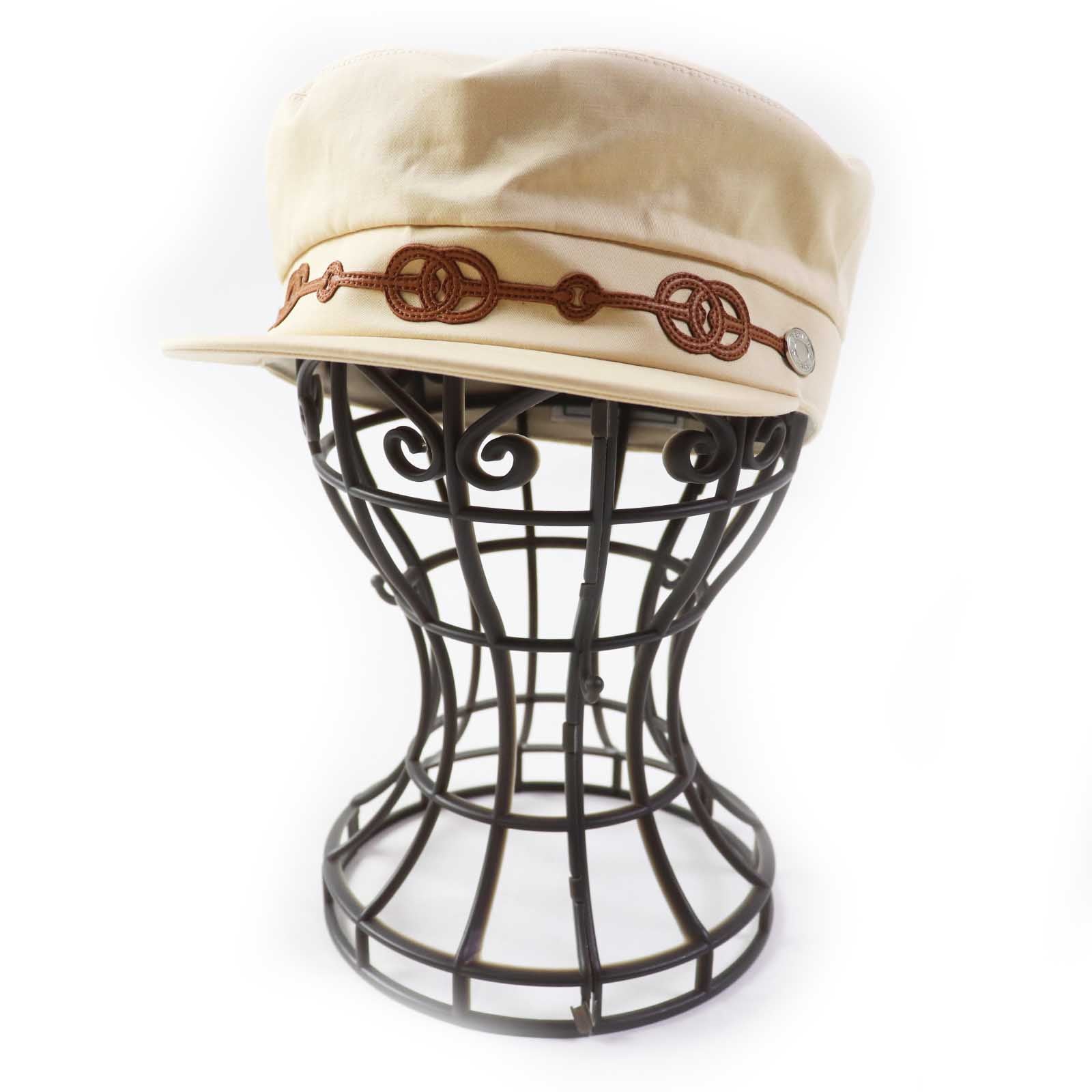 HERMES Kapoor Cricketis Cotton Polyurethane Hat