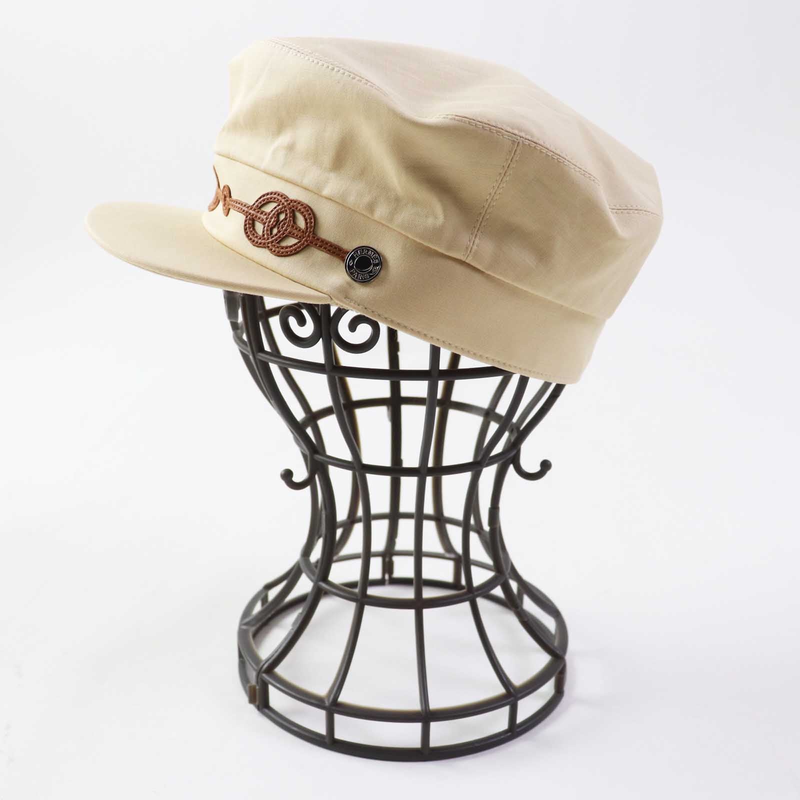 HERMES Kapoor Cricketis Cotton Polyurethane Hat