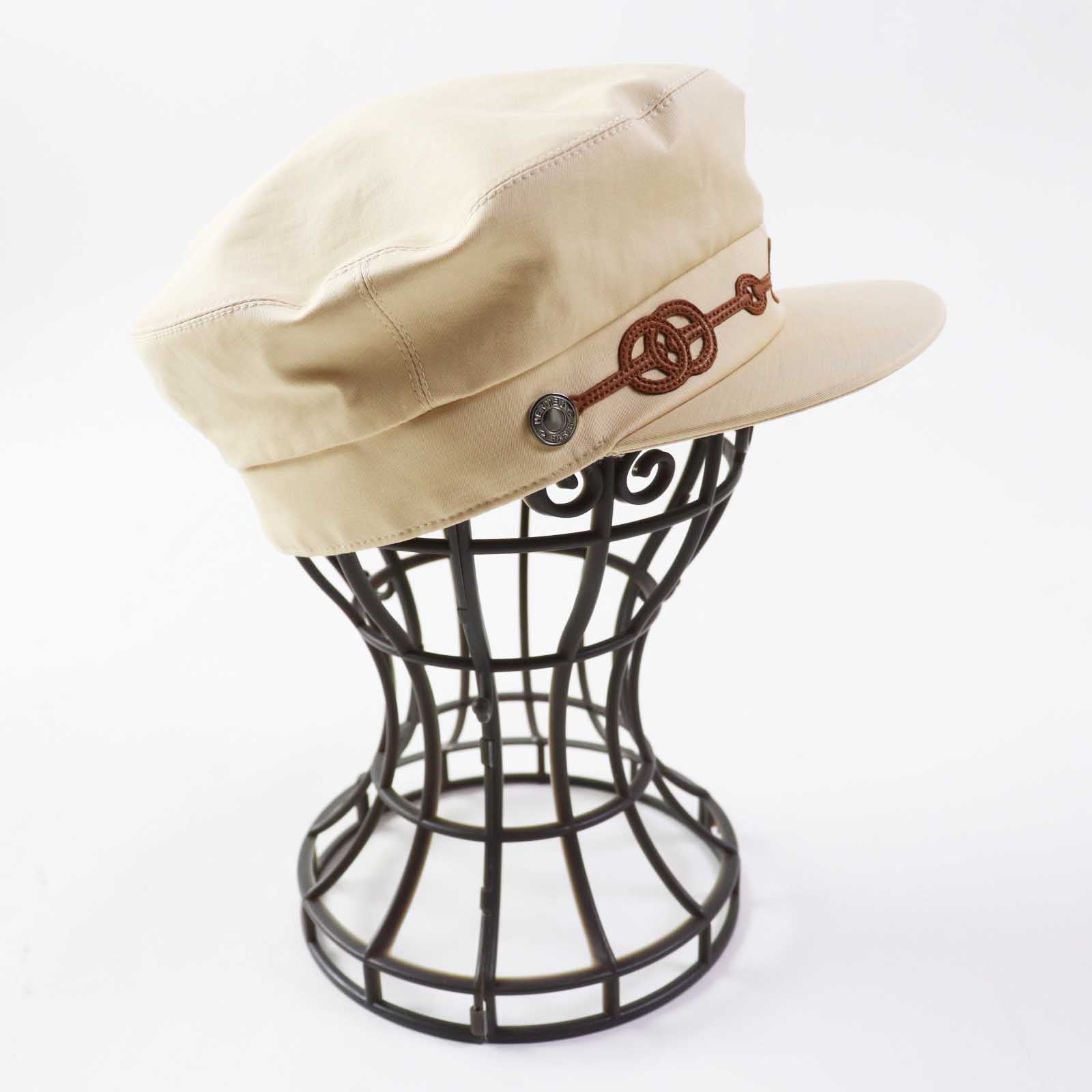 HERMES Kapoor Cricketis Cotton Polyurethane Hat