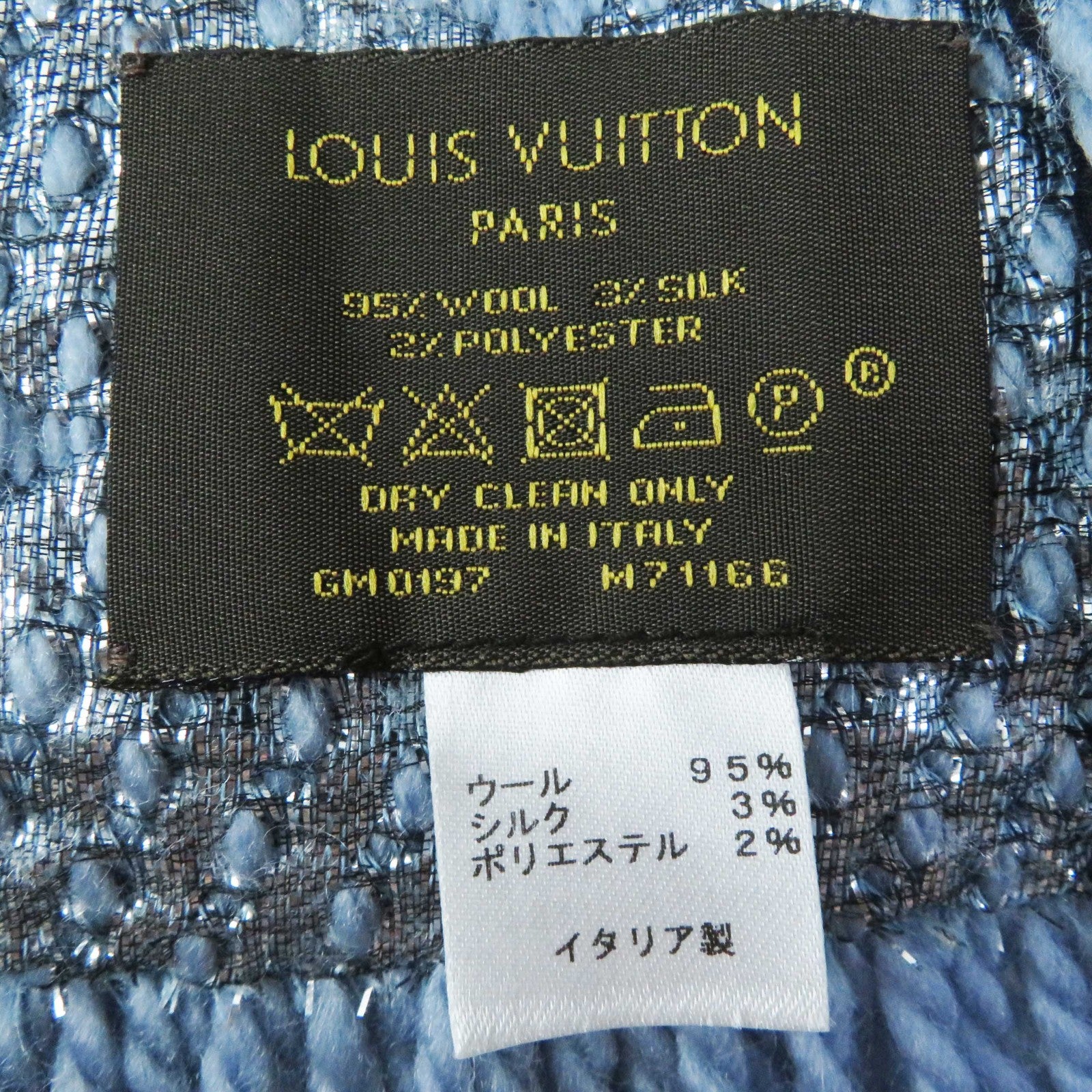 Louis Vuitton Logo Mania Shine Scarf M71166