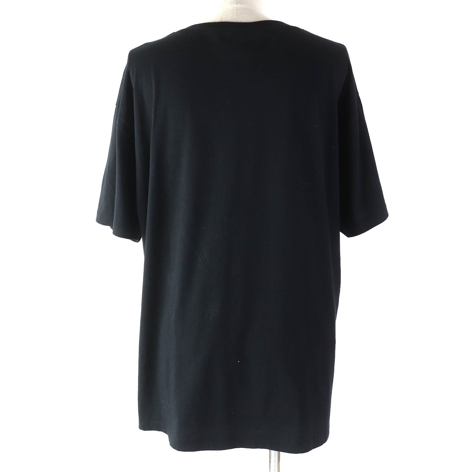 GUCCI Logo Heart Sequins T-shirt Black L