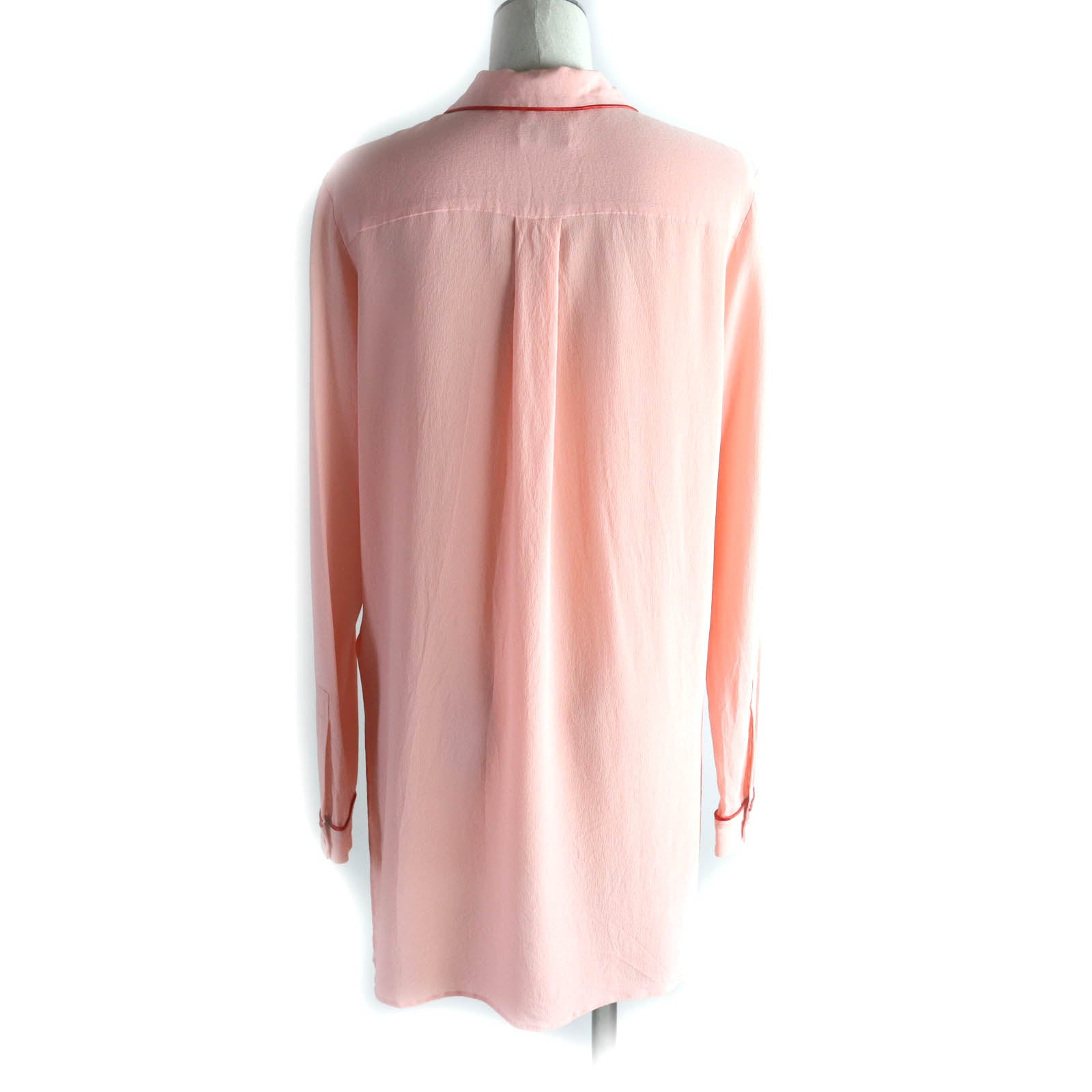 ETRO Silk Long Sleeve Shirt Pink 38 Women