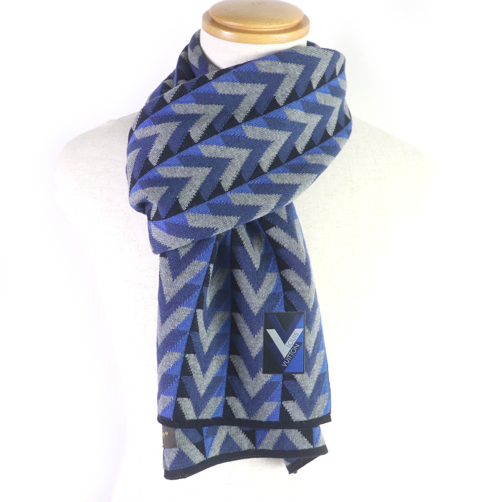 Louis Vuitton Echarpe V Obsession Scarf M70301