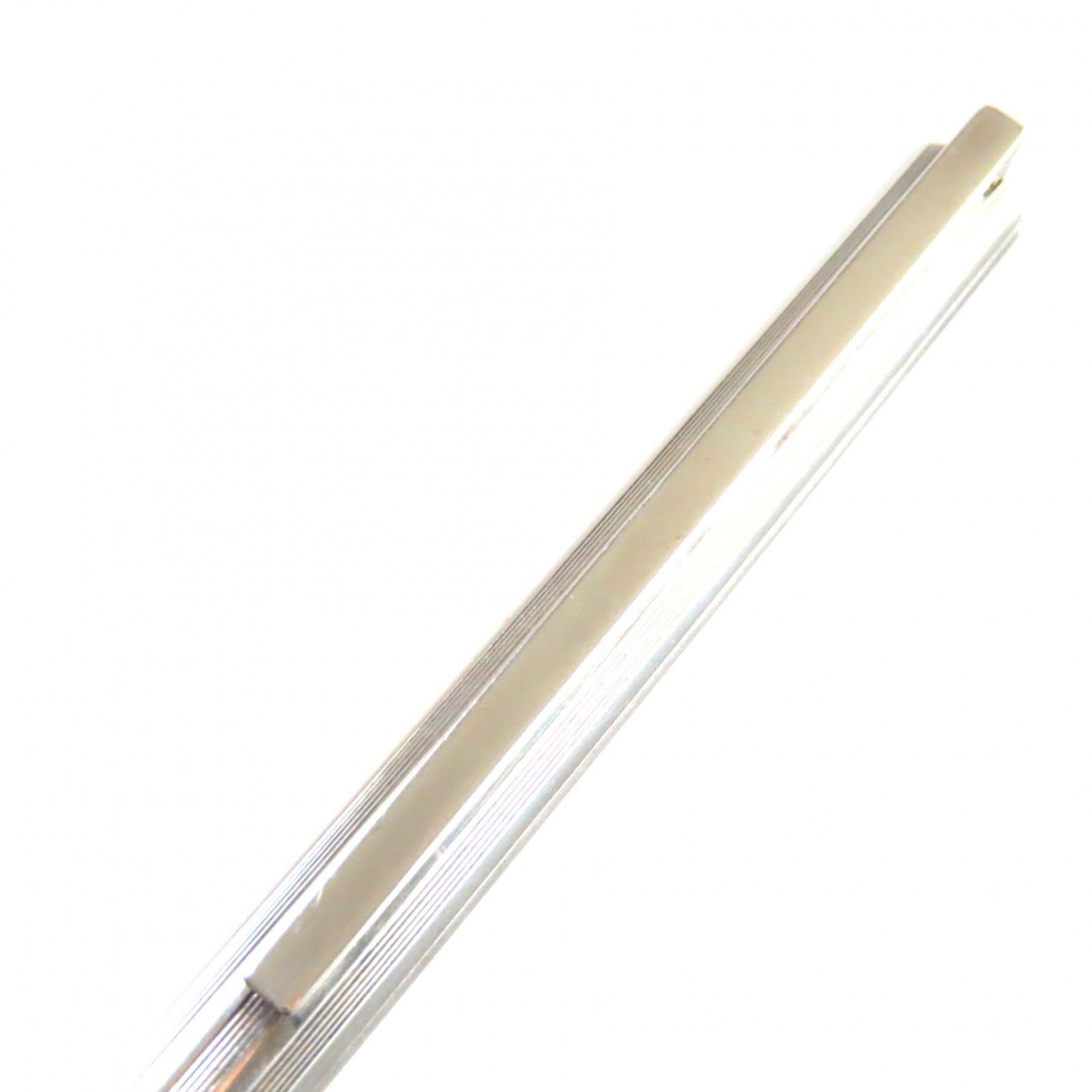 Dupont Stripe Logo Twist Ballpoint Pen Silver