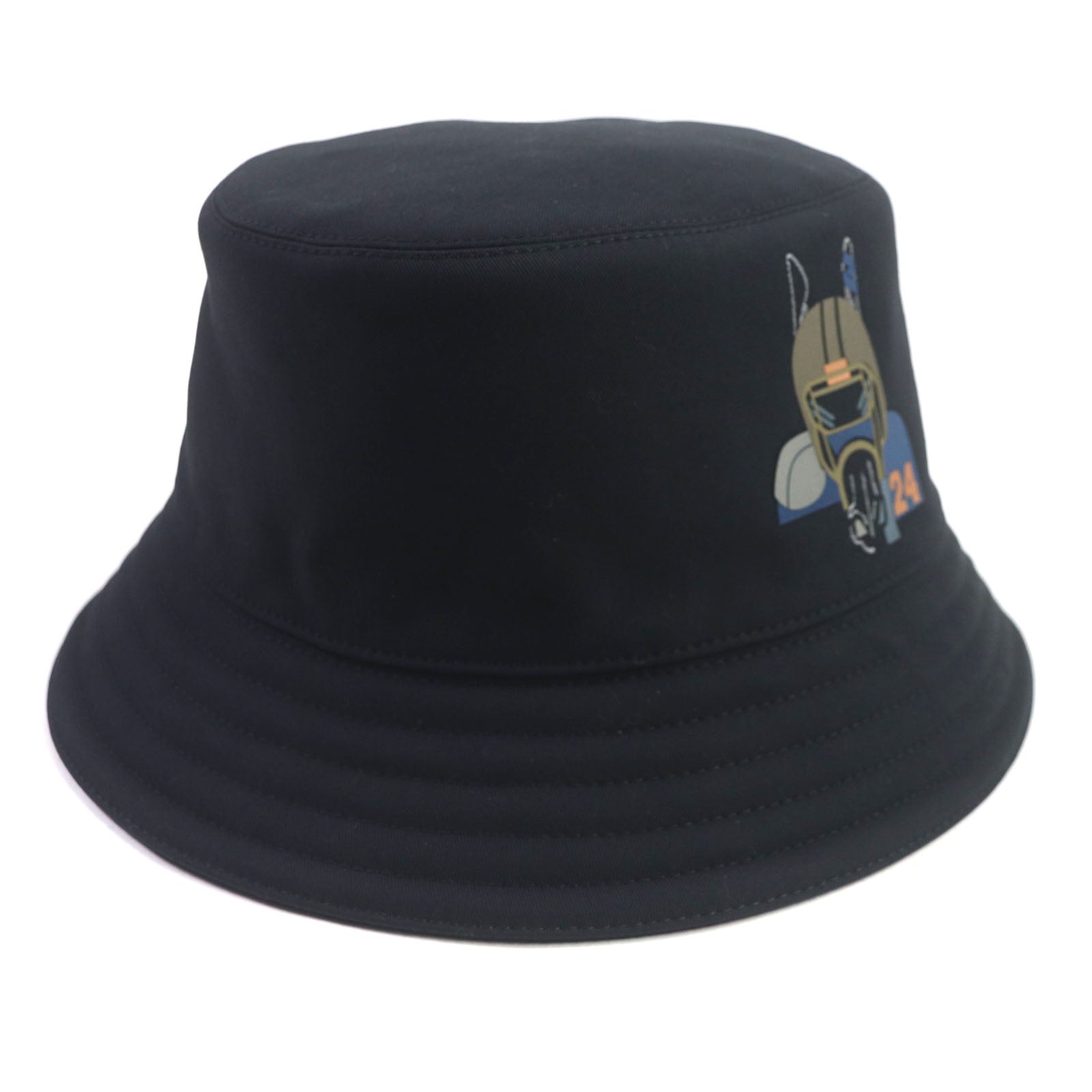 Hermes Fred Quarterbash Hat Black 58