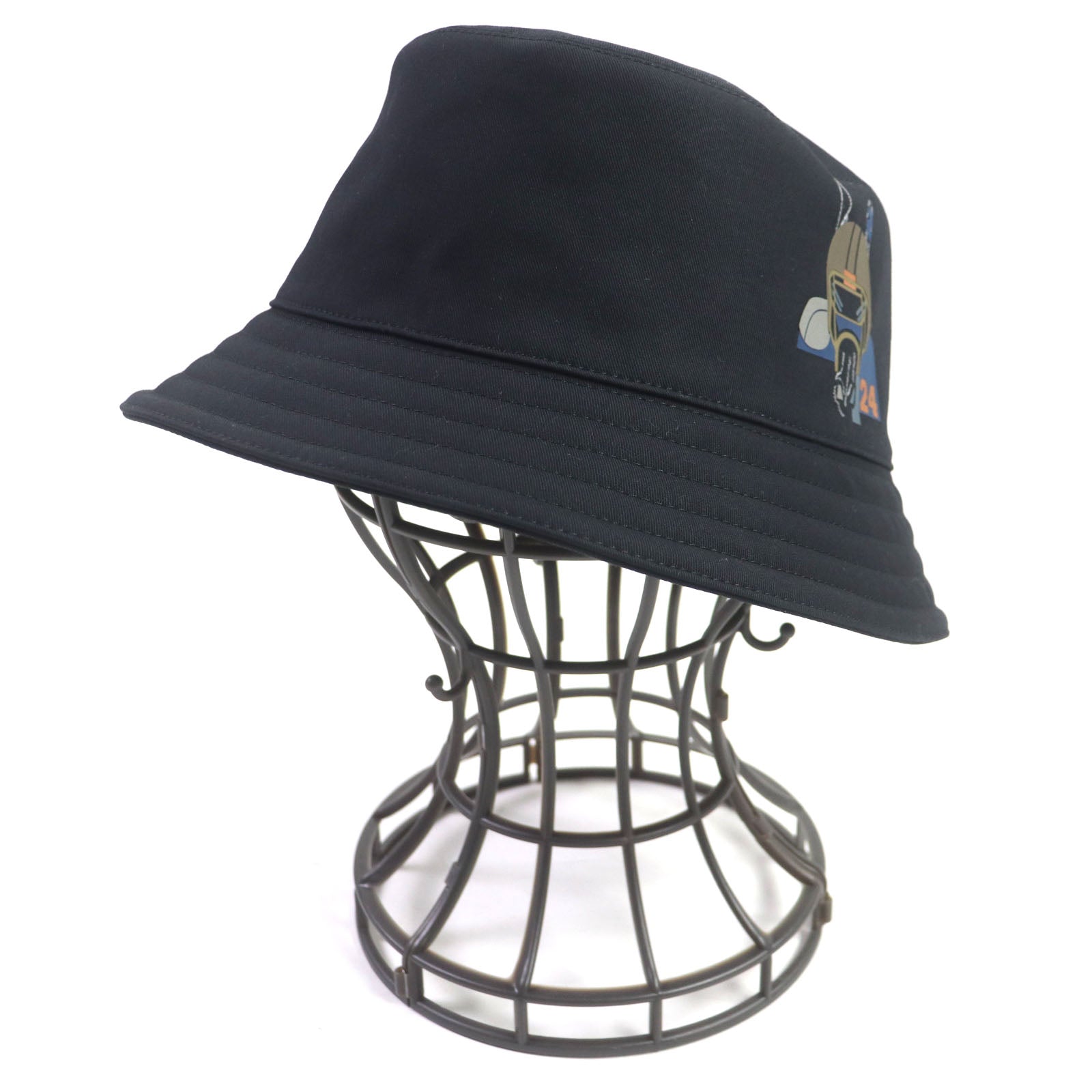 Hermes Fred Quarterbash Hat Black 58