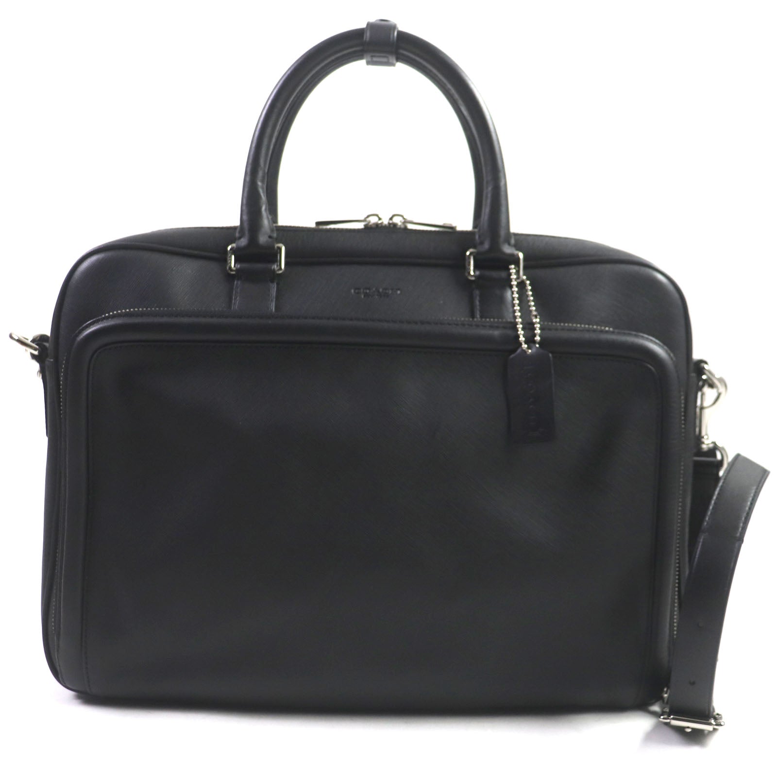 COACH Crosby Saffiano Leather 2WAY Briefcase