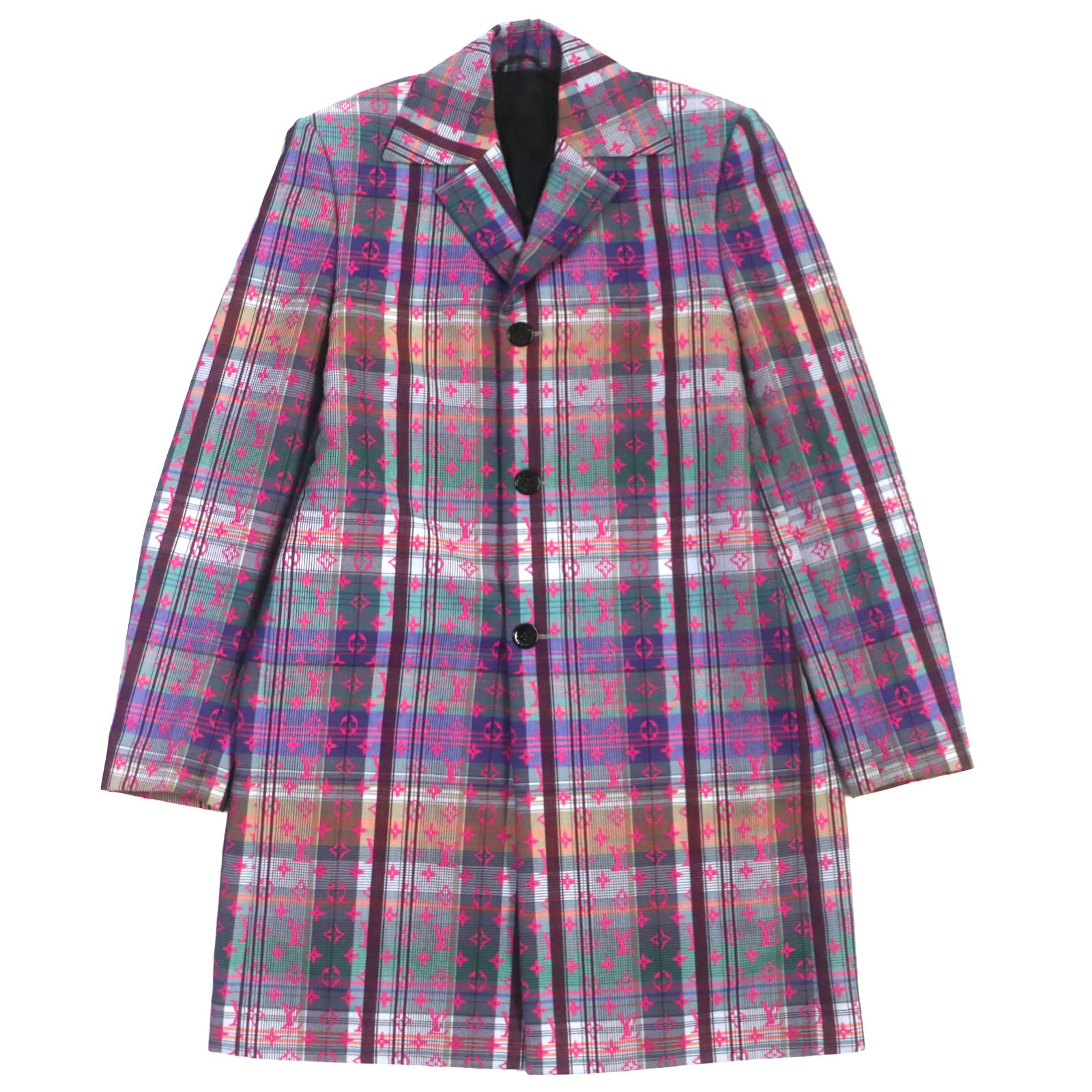 Louis Vuitton Madras Check Monogram Coat