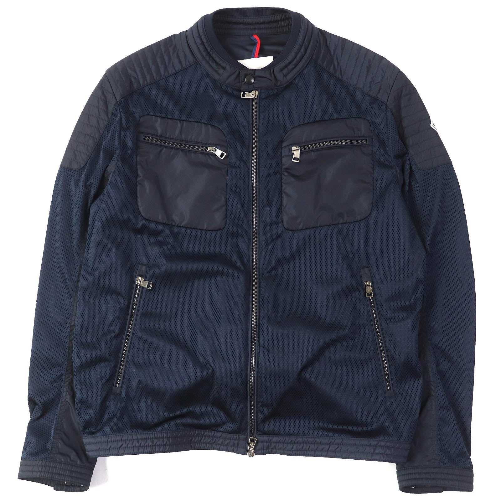 Moncler Fabrice Nylon Jacket Navy Mens