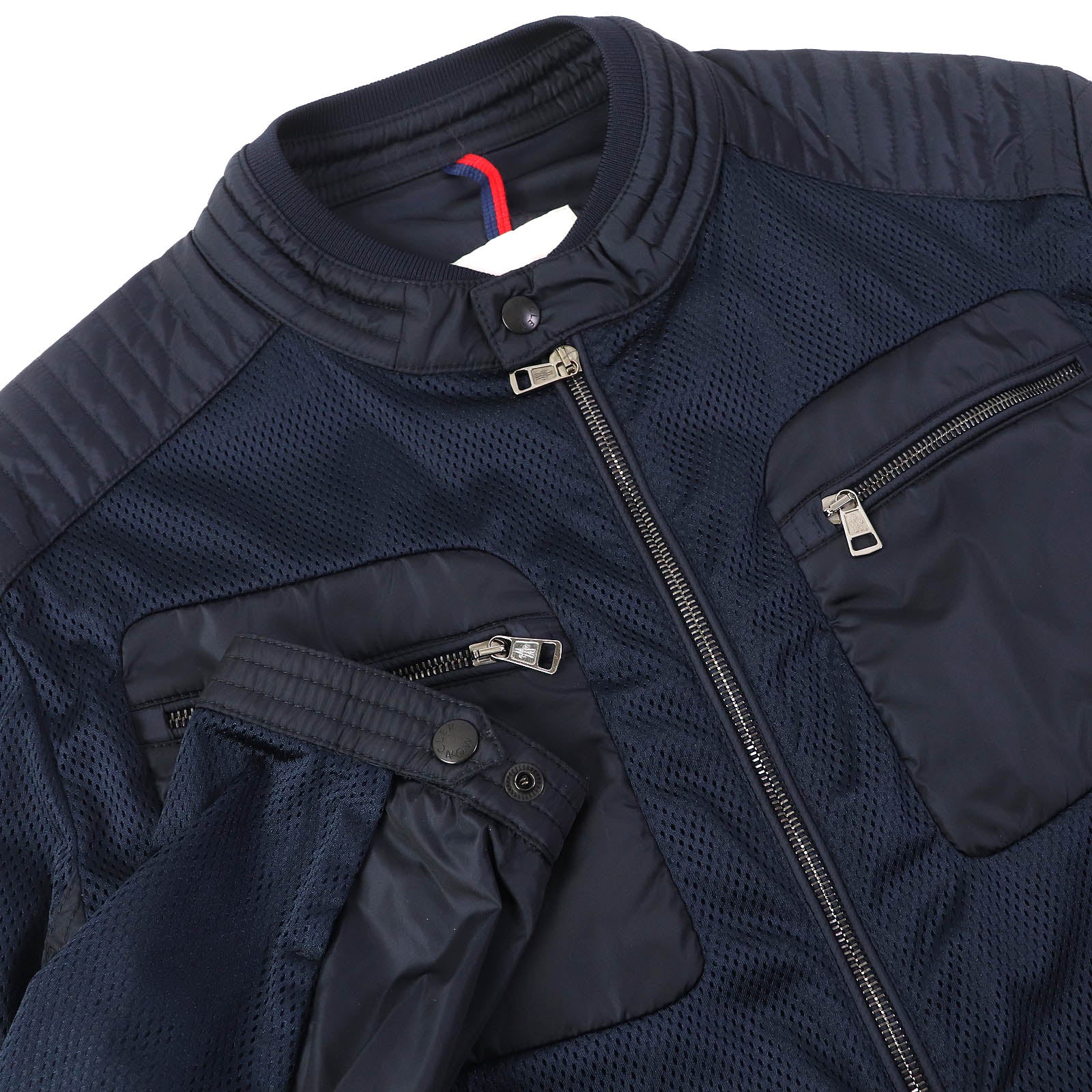 Moncler Fabrice Nylon Jacket Navy Mens