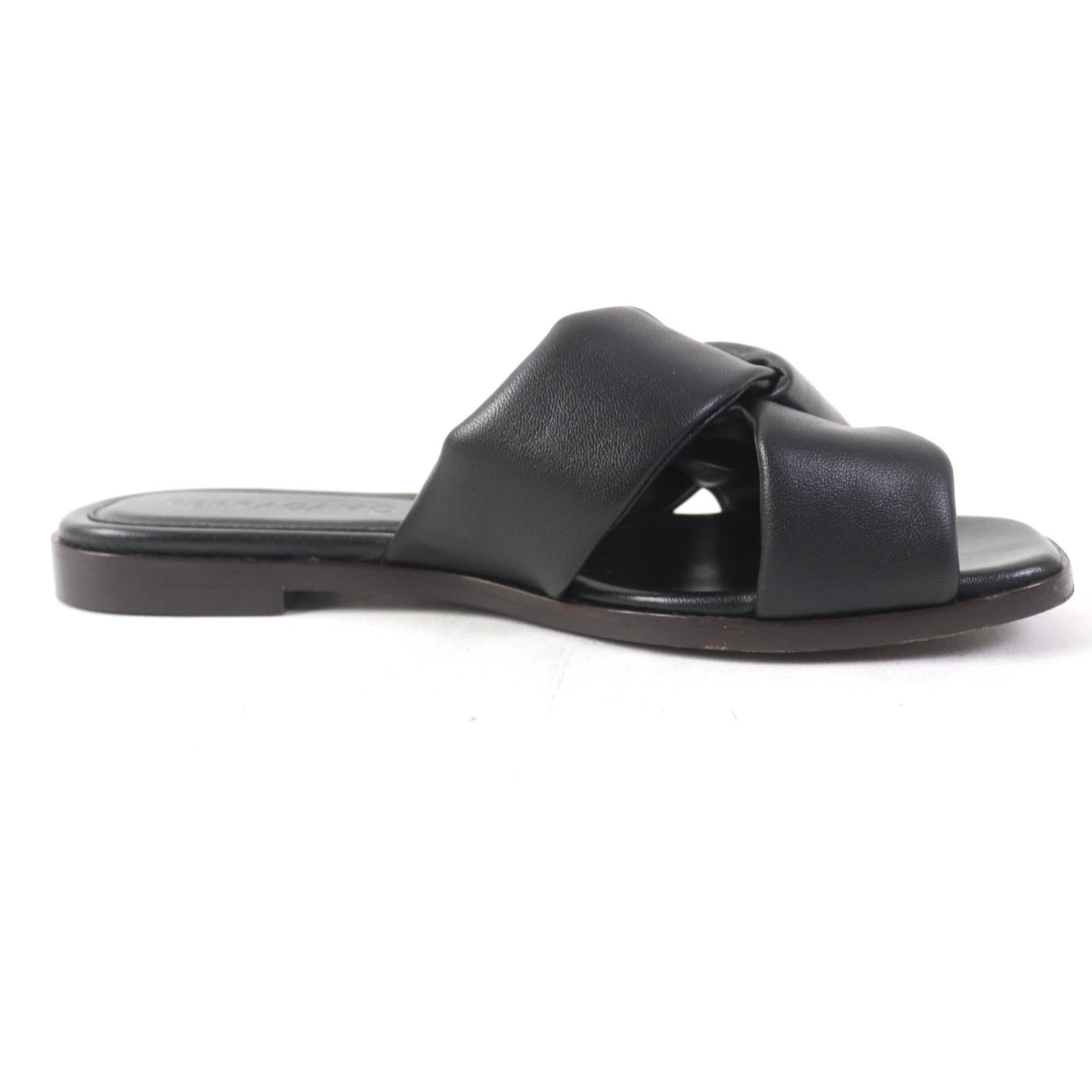 Ferragamo ALRAI Logo Slide Sandals Leather